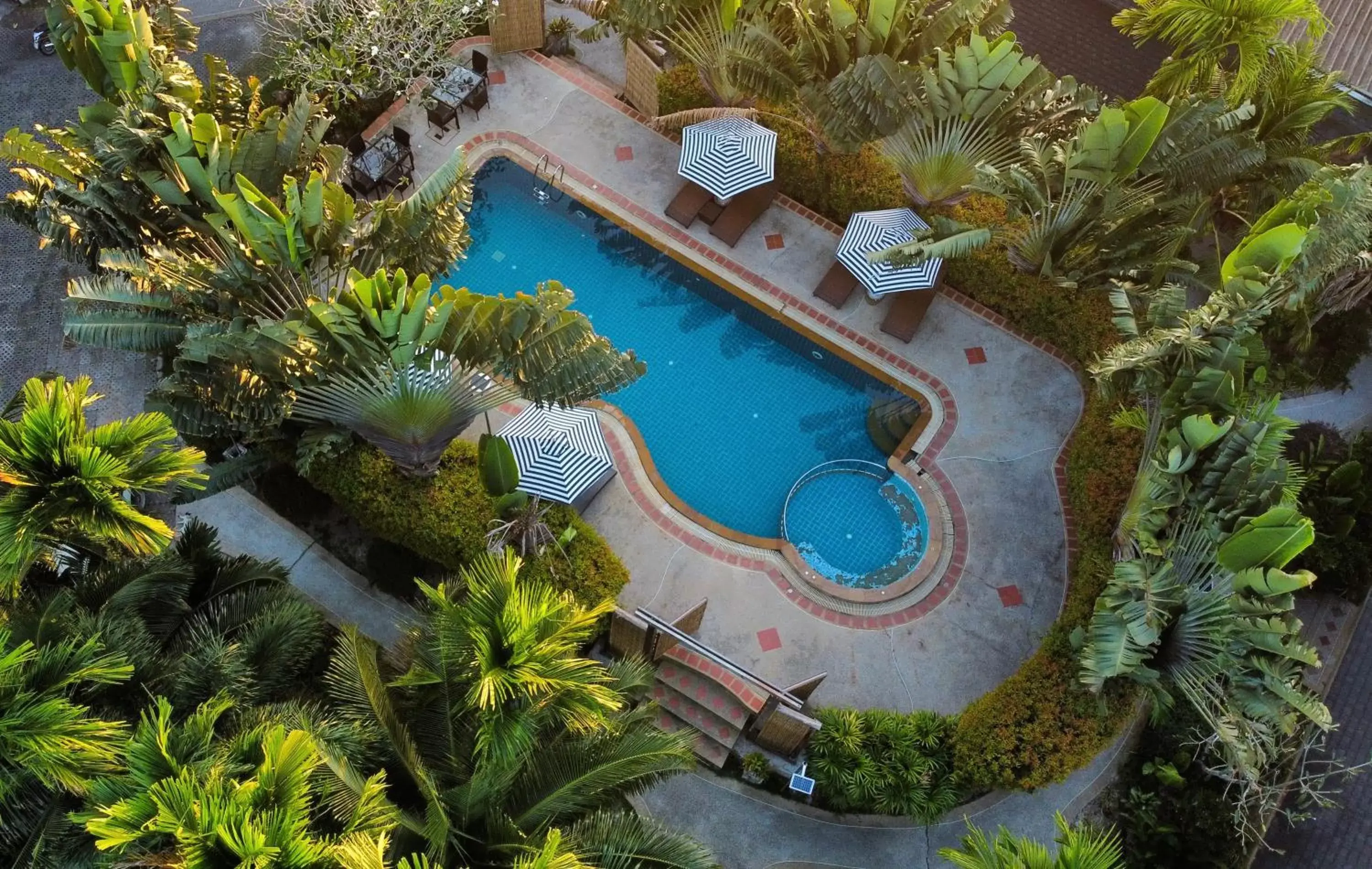 Bird's eye view, Pool View in Phuvara Boutique Aonang