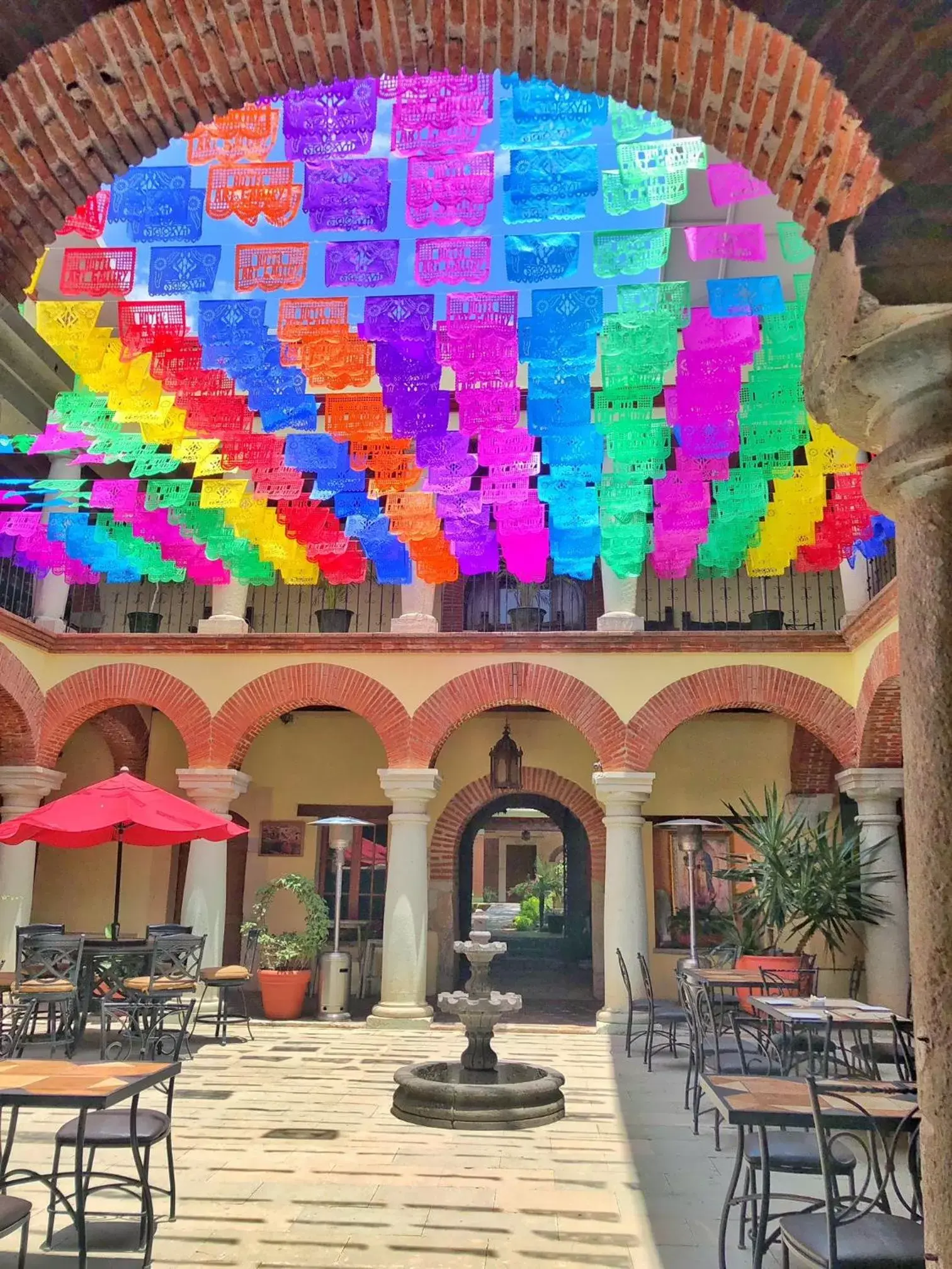 Patio in Hotel Siglo XVII Art Gallery