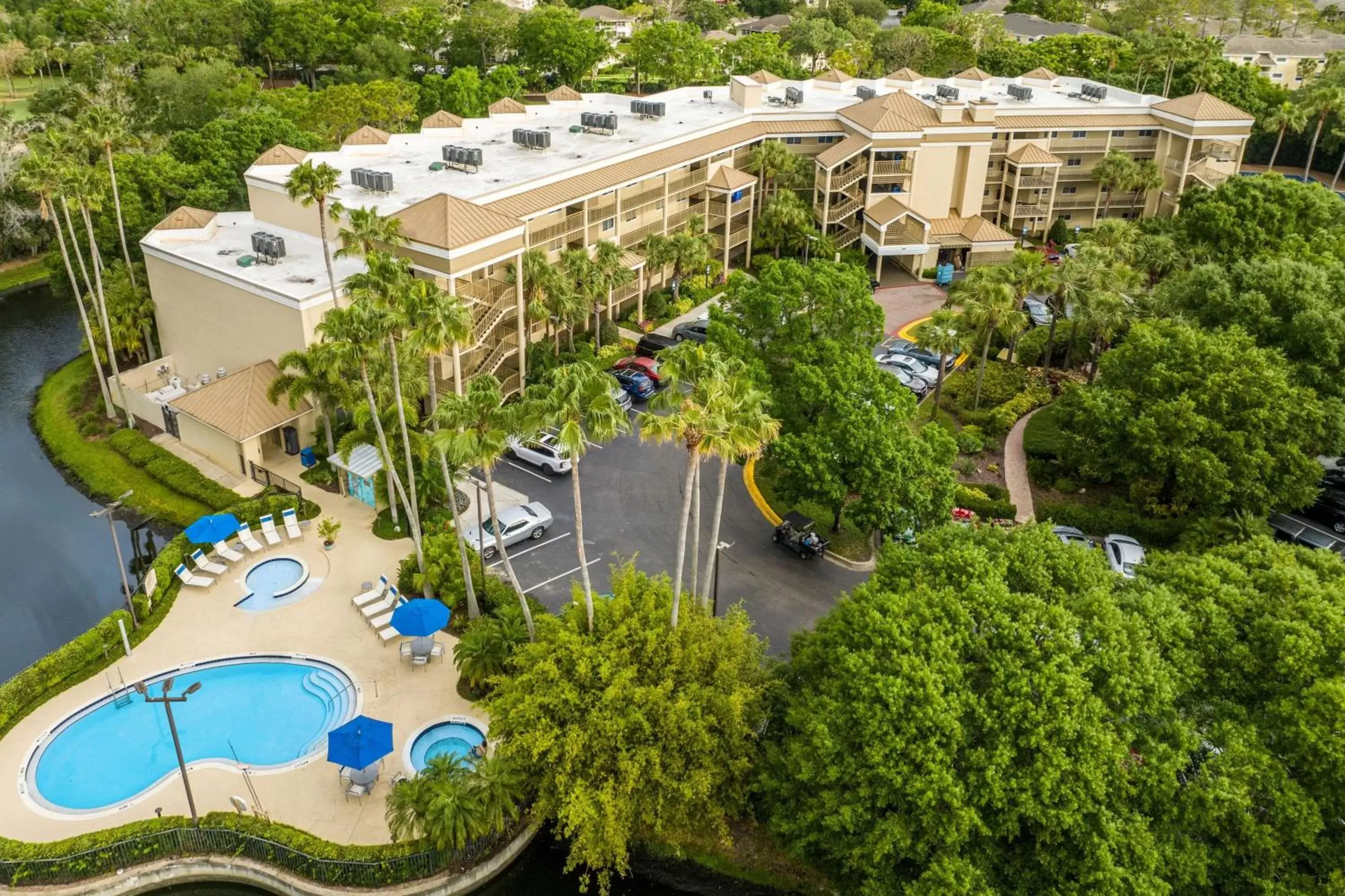 Property building, Bird's-eye View in Marriott's Imperial Palms Villas