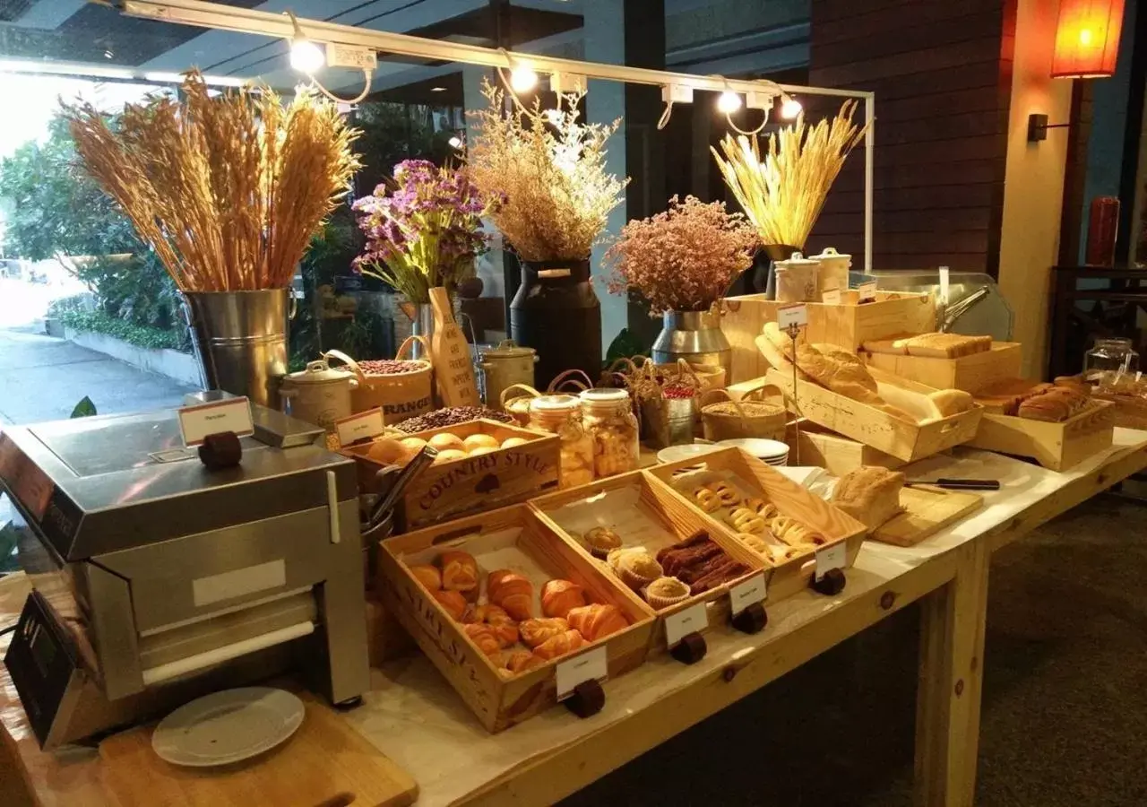 Buffet breakfast, Food in Sunbeam Hotel Pattaya - SHA Extra Plus
