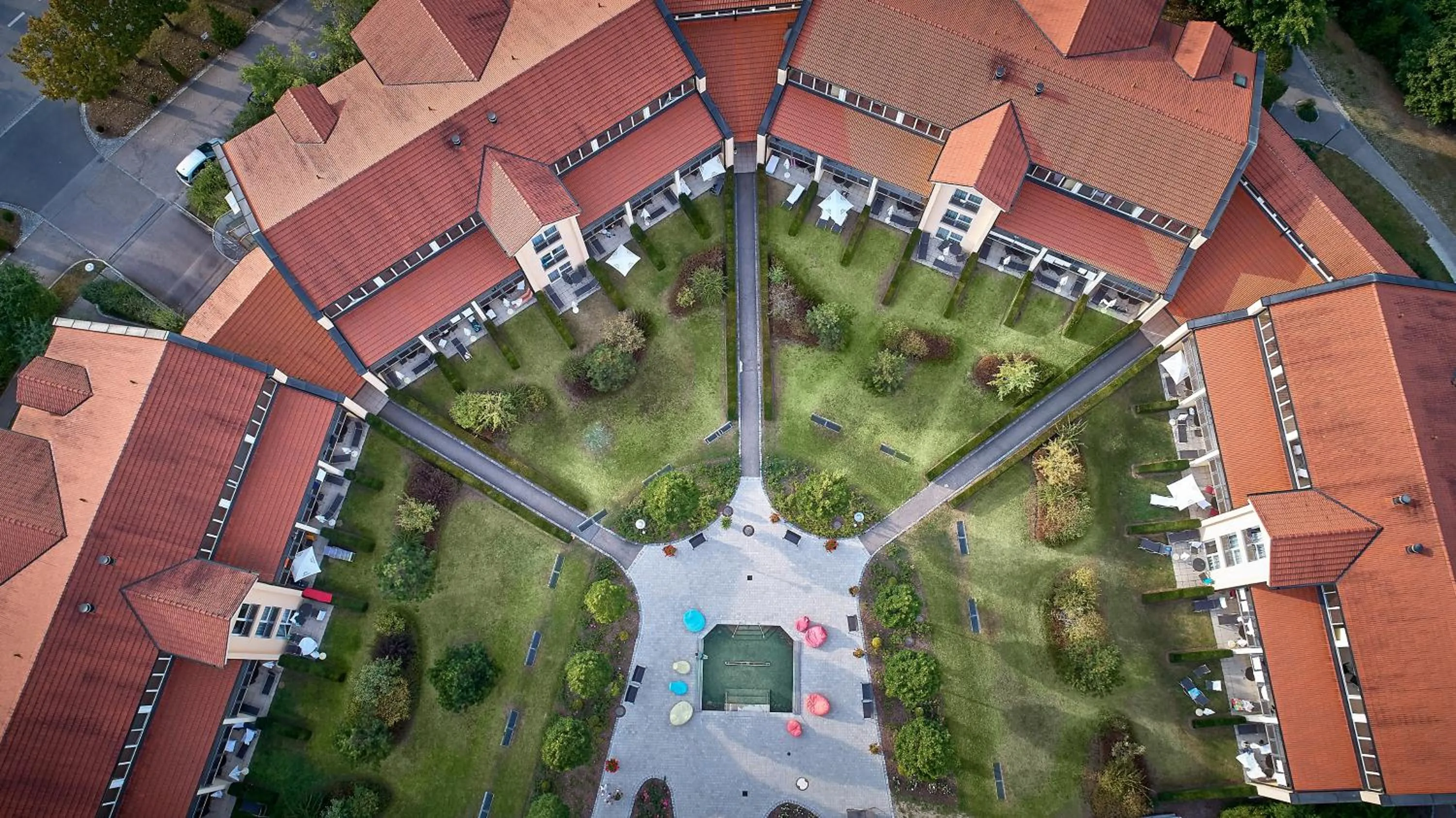 Bird's eye view in Hotel Herzog Heinrich