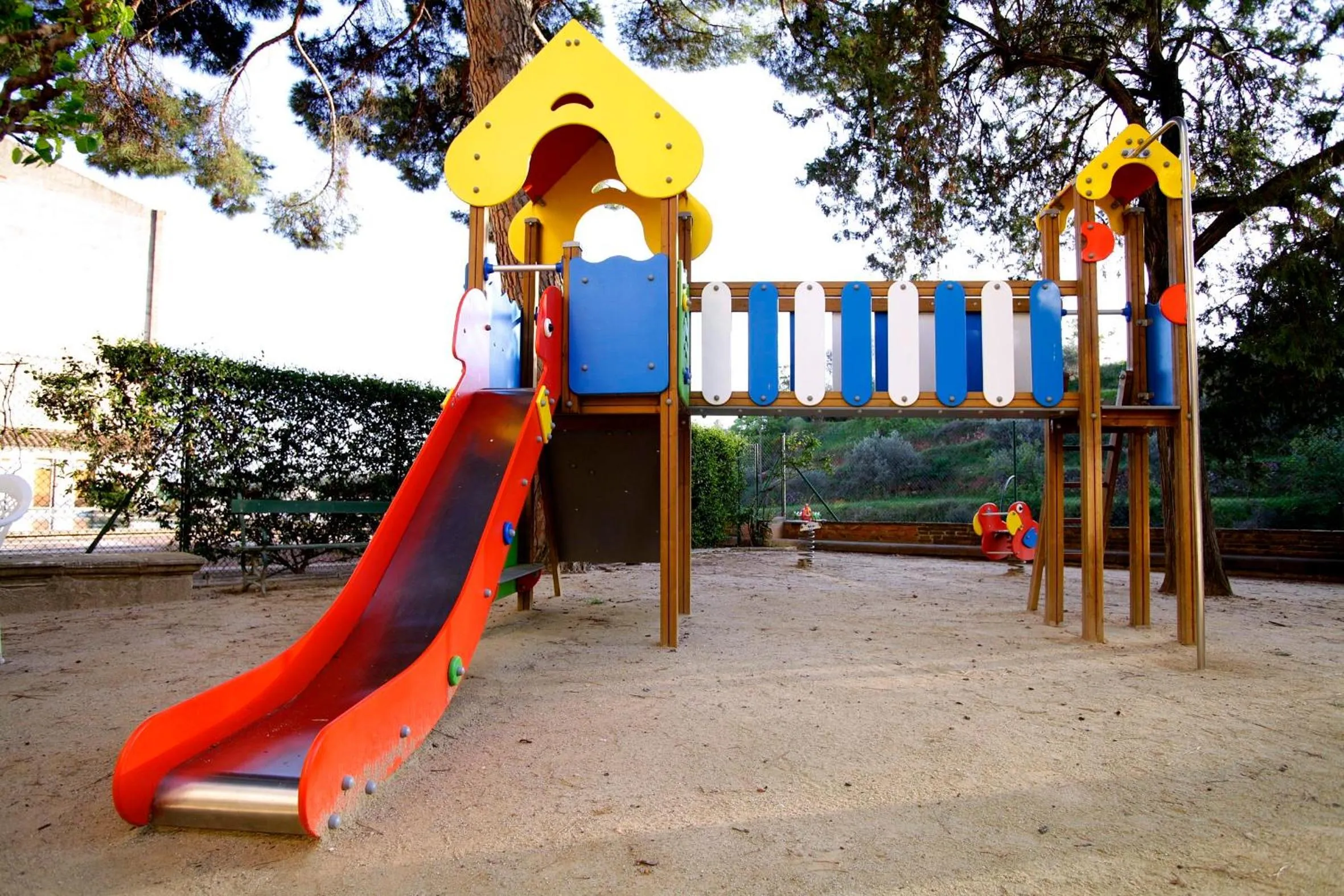 Children play ground in Balneari Termes Victòria