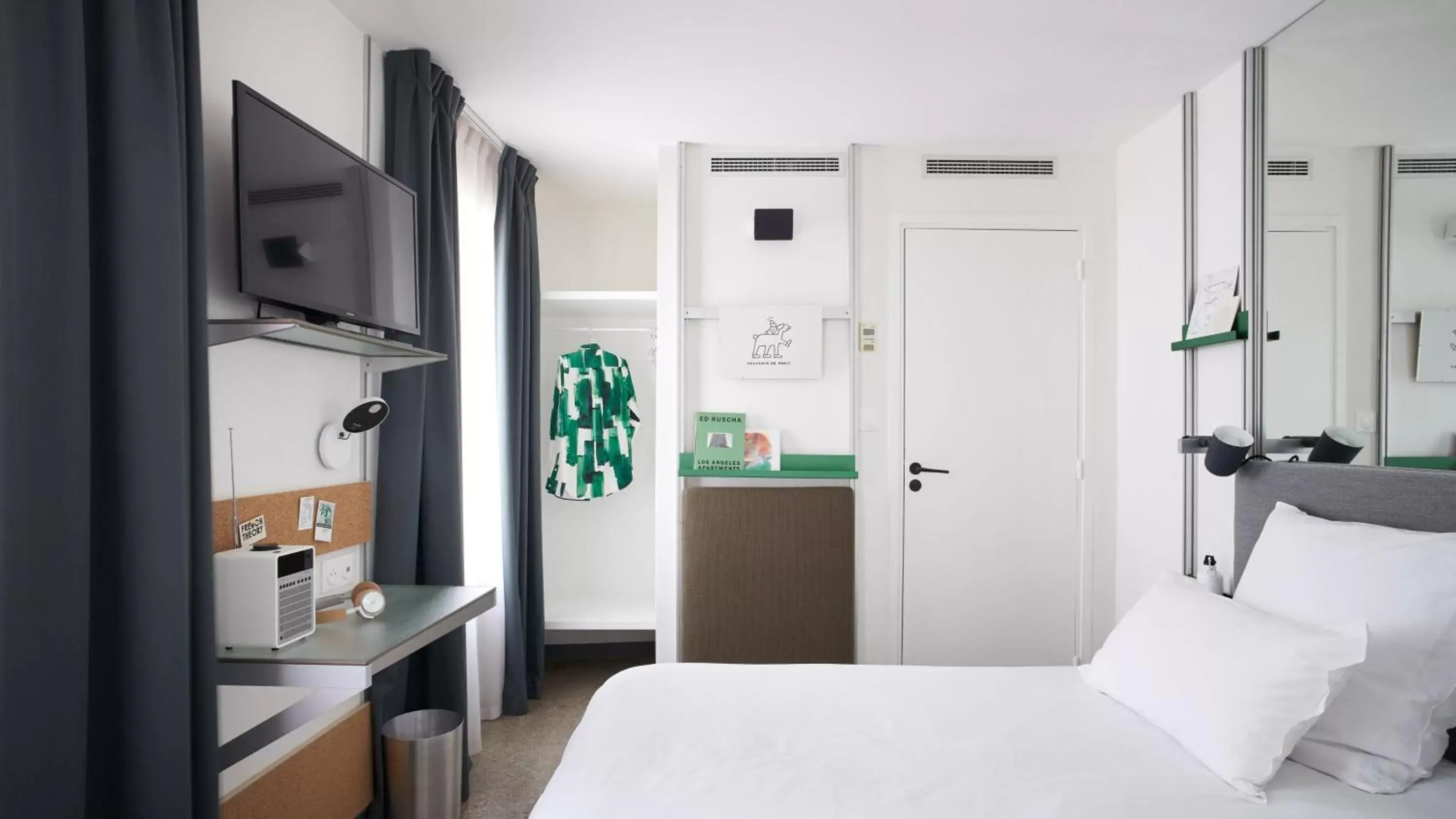 Bedroom, Bed in French Theory Bedroom, Bed in French Theory