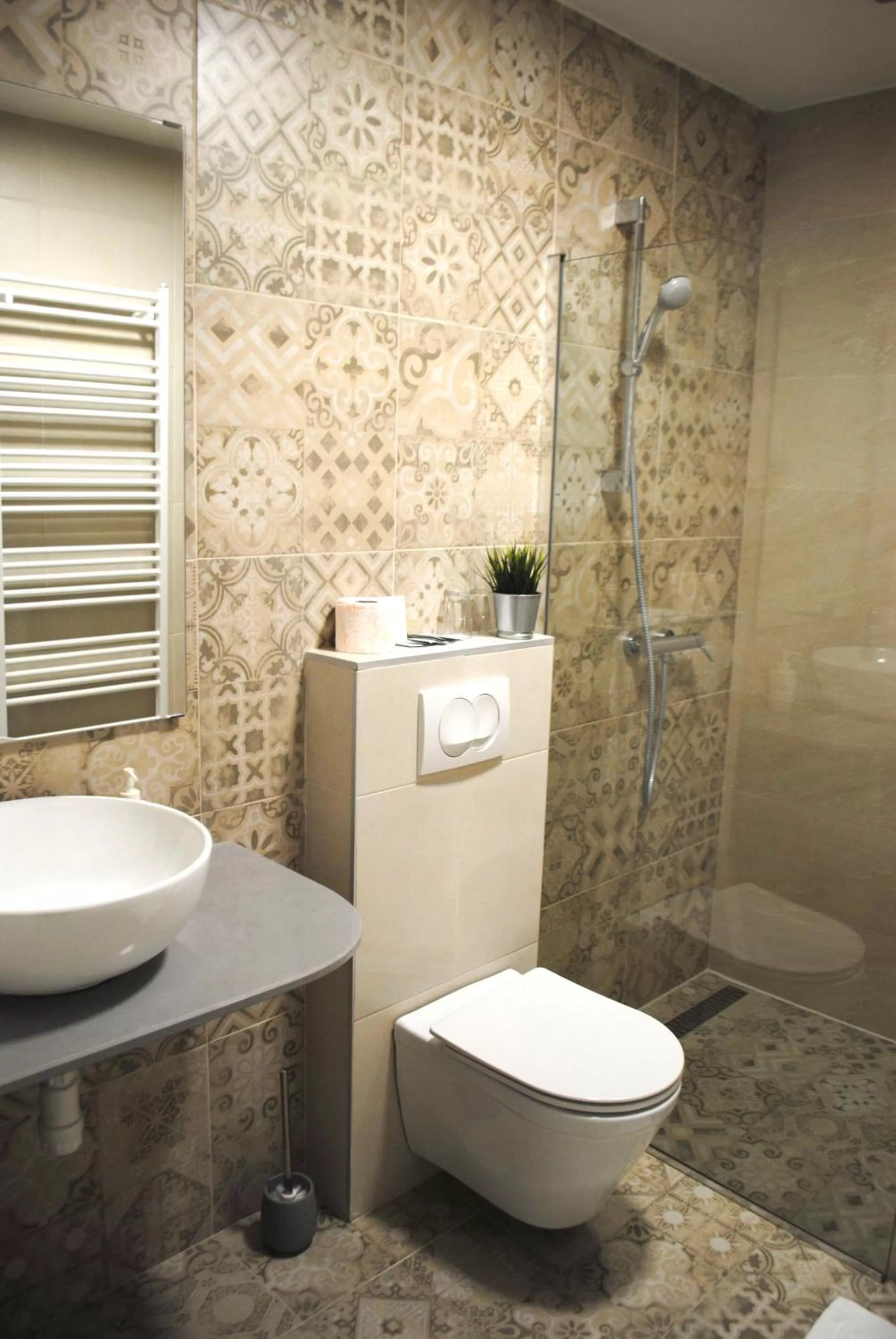 Shower in Hotel Fala Zagreb