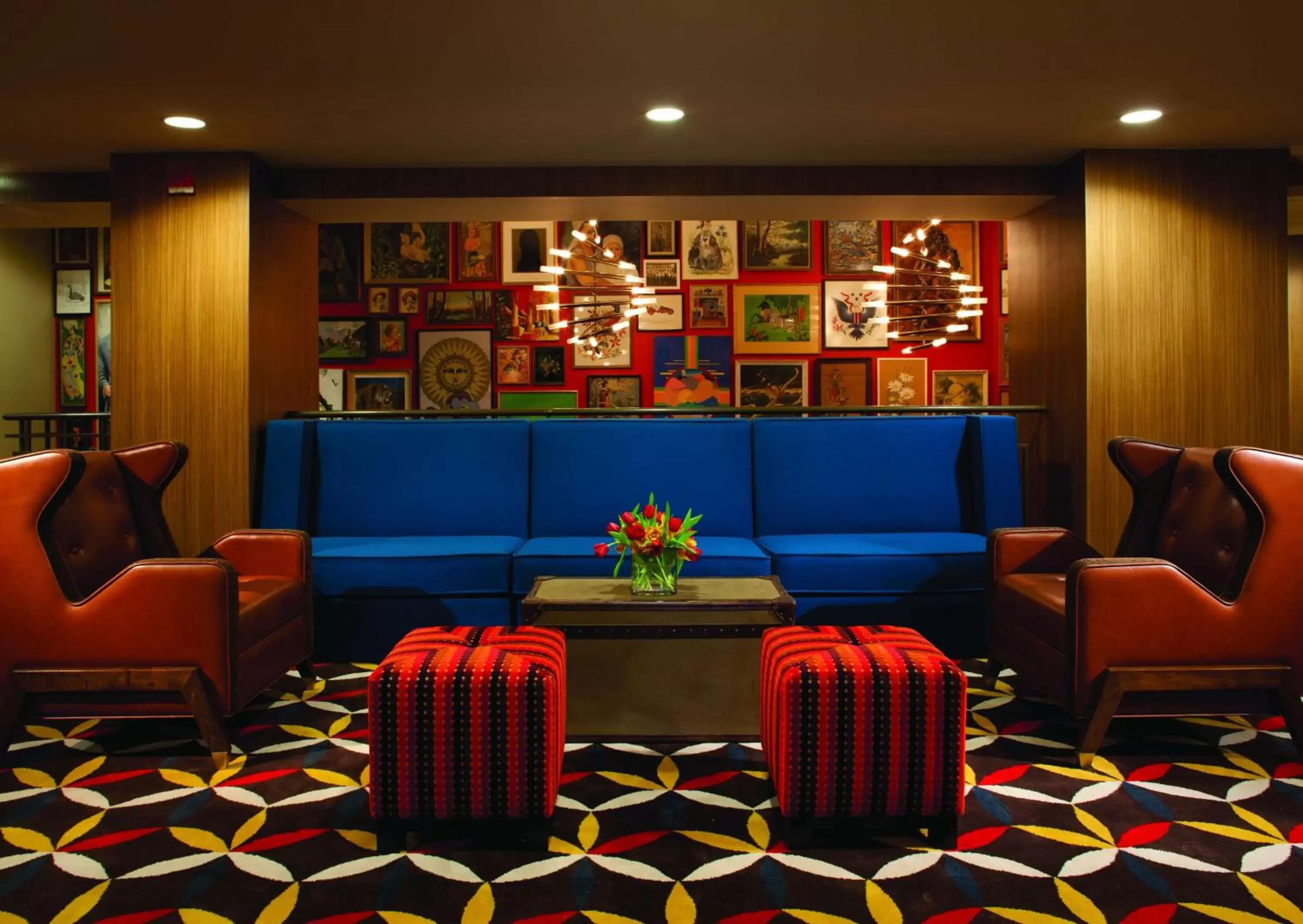 Lobby or reception, Lounge/Bar in Hotel Lincoln