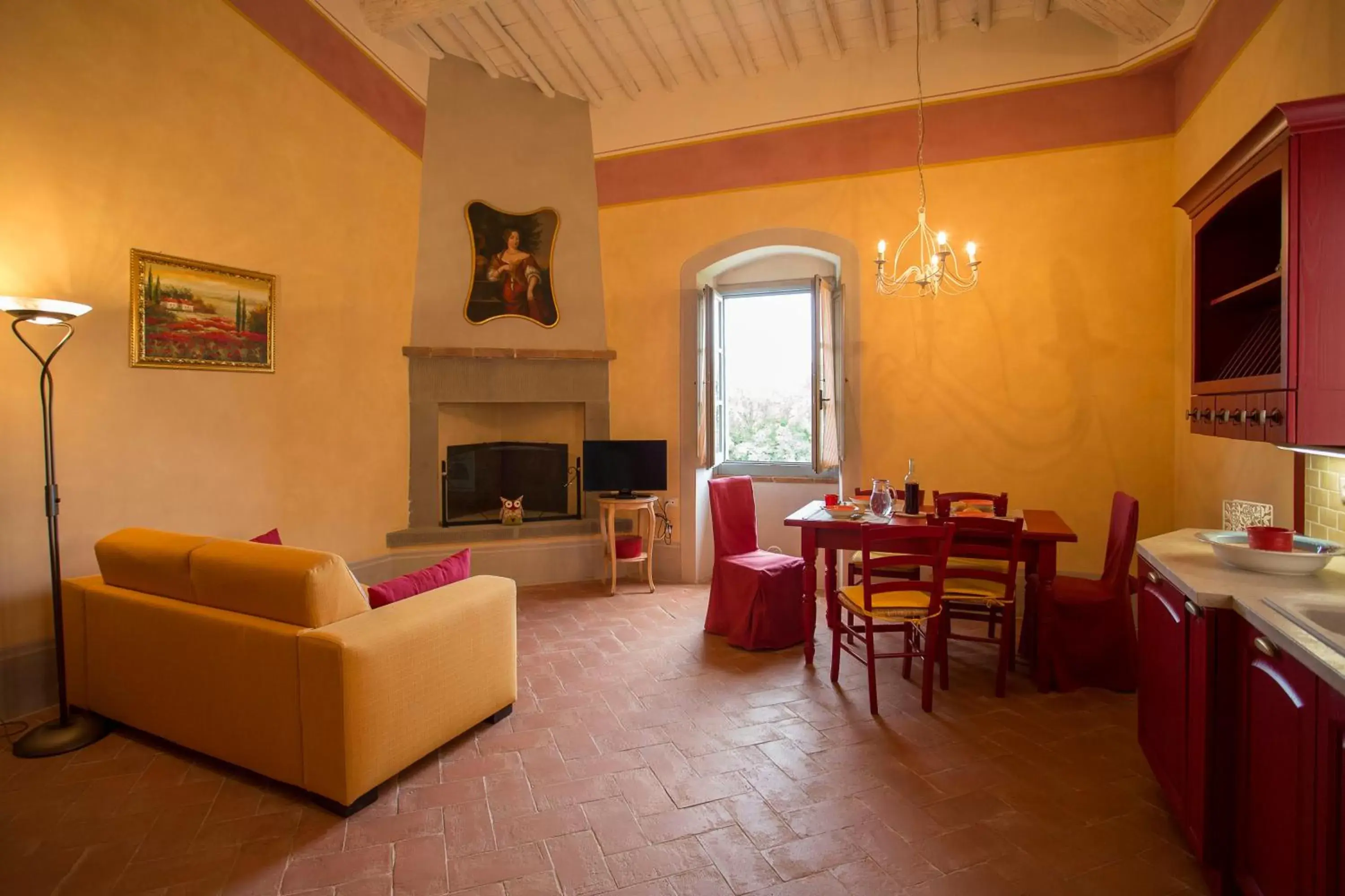 Living room in Podere San Pietro Resort