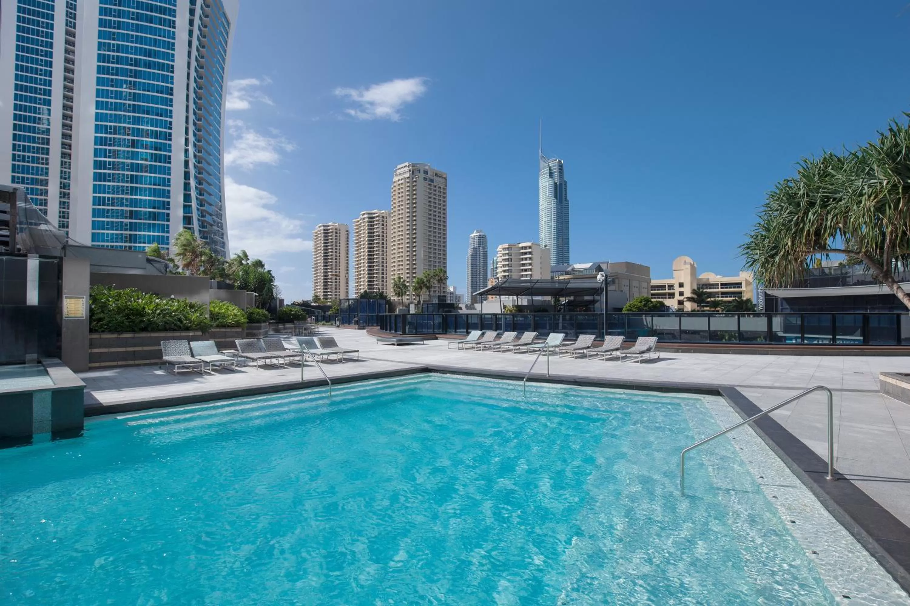 Swimming pool in Mantra Circle On Cavill