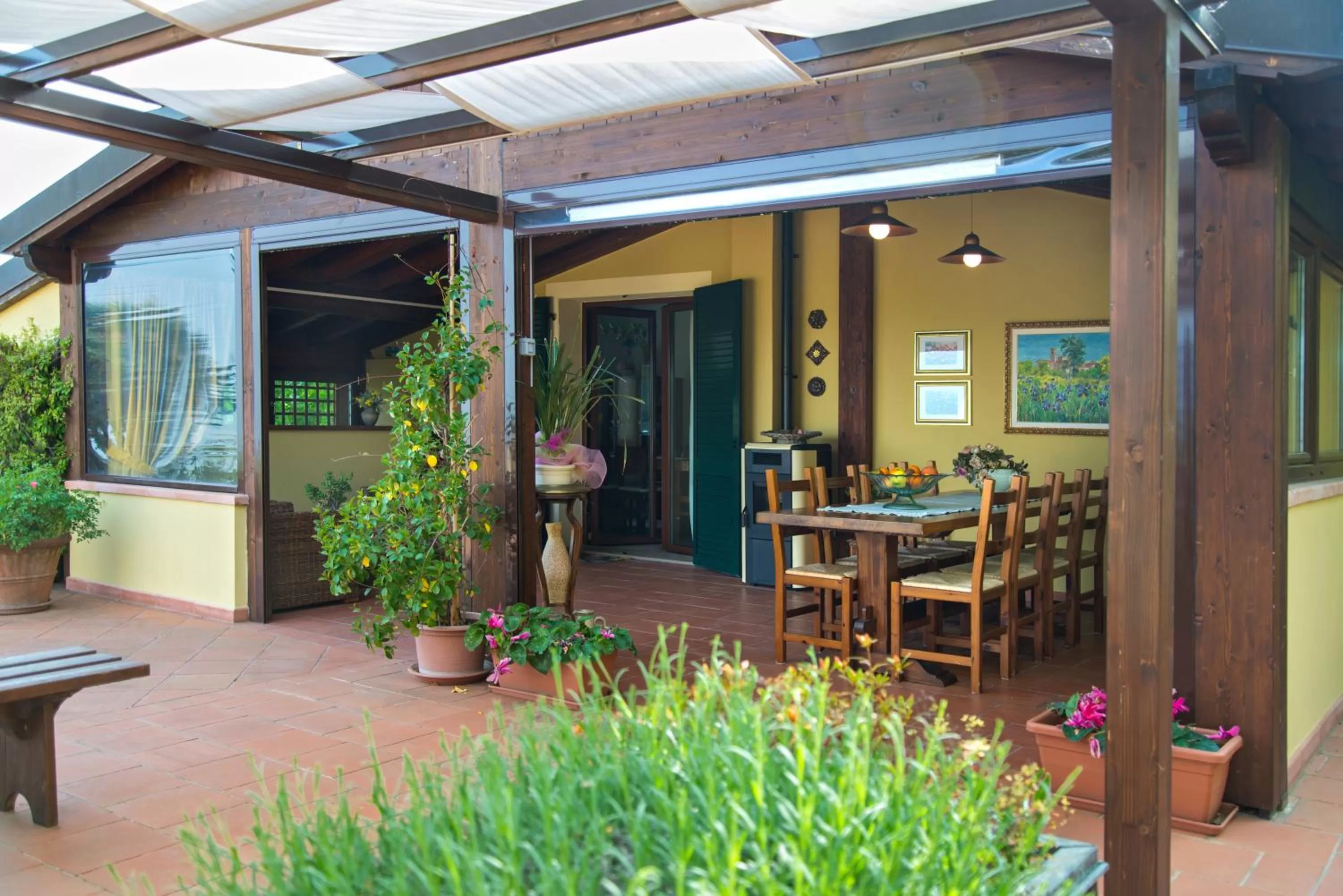 Balcony/Terrace in B&B La Valle
