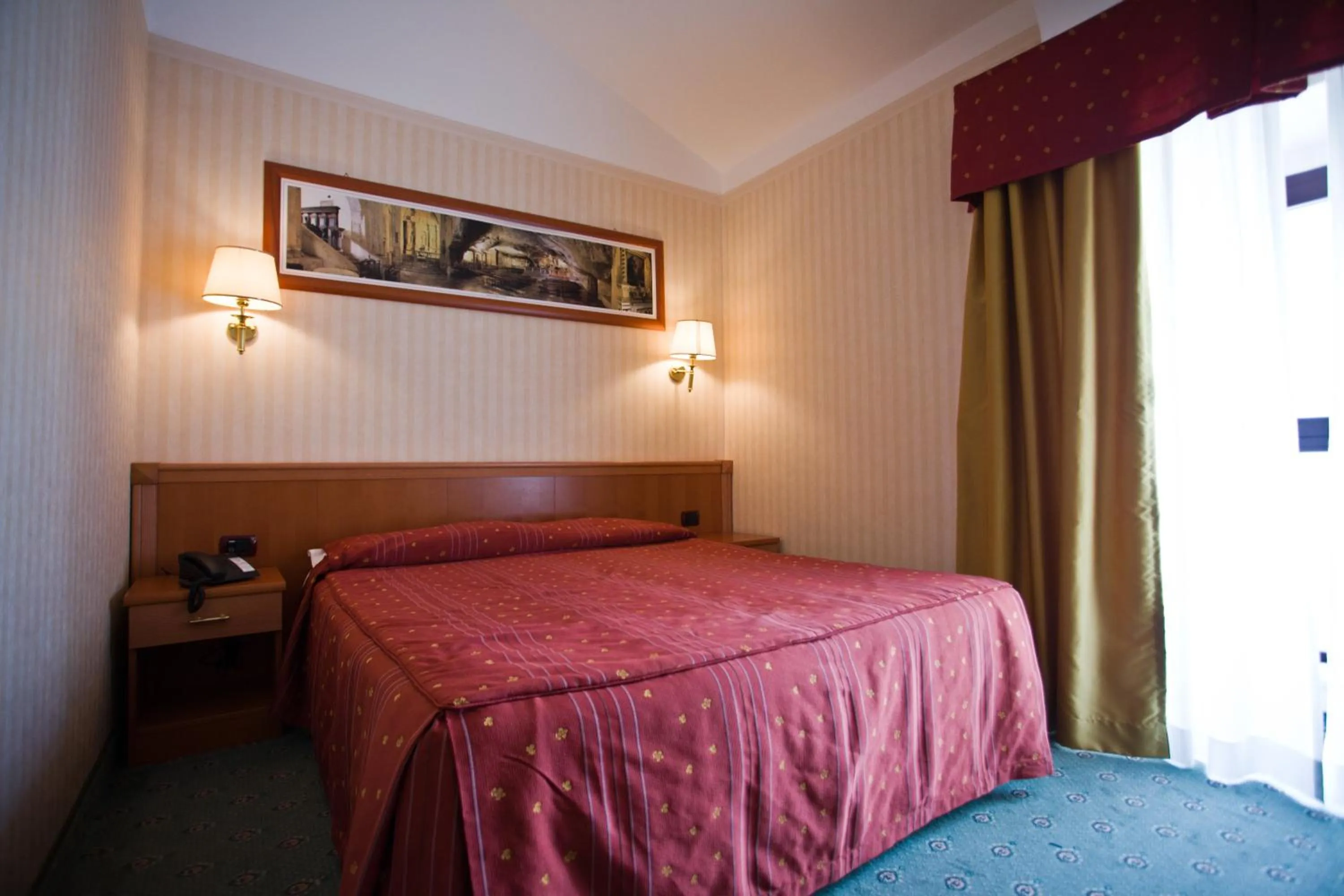 Bedroom, Bed in Palace Hotel San Michele