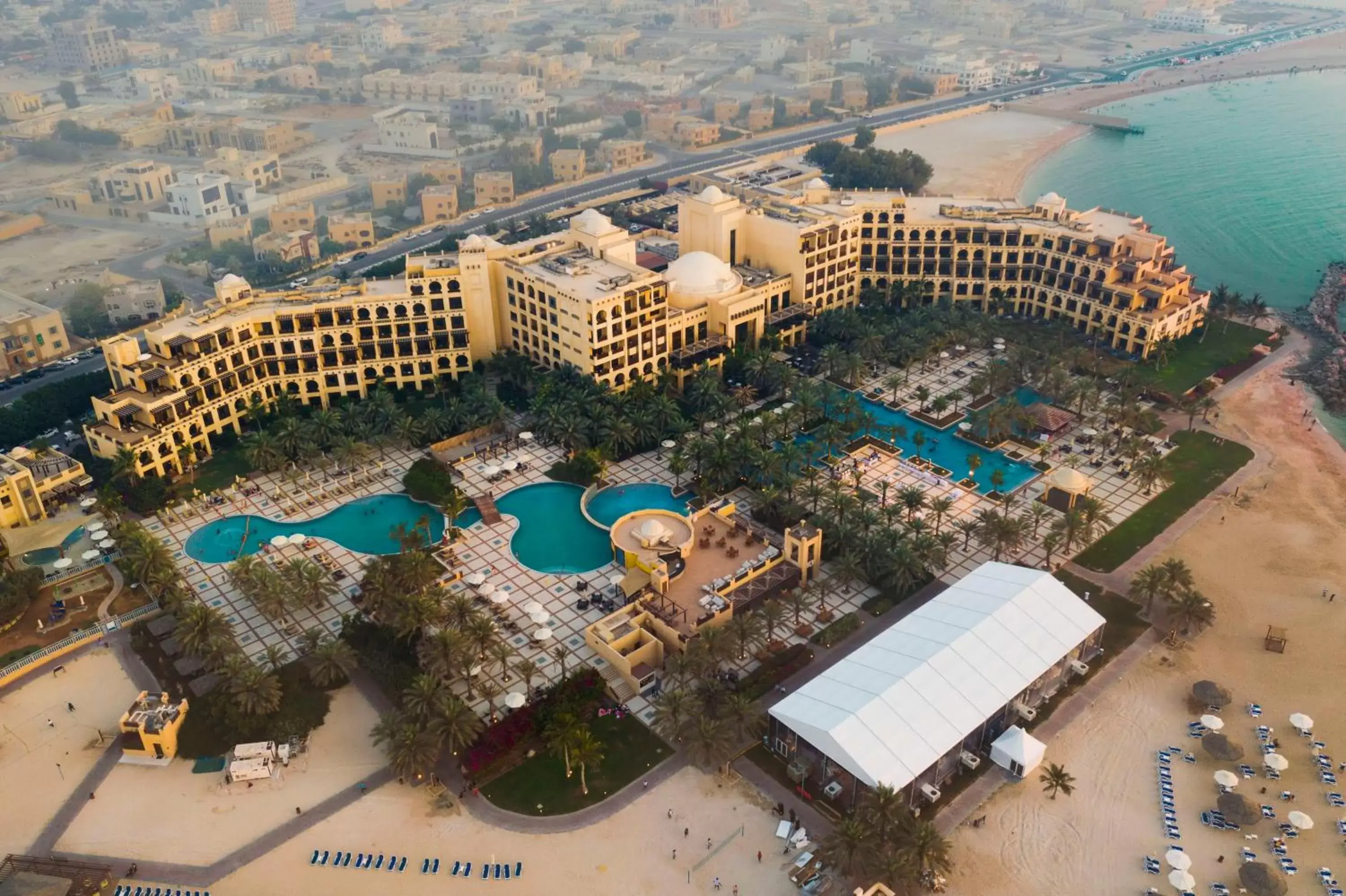 Property building, Bird's-eye View in Hilton Ras Al Khaimah Beach Resort