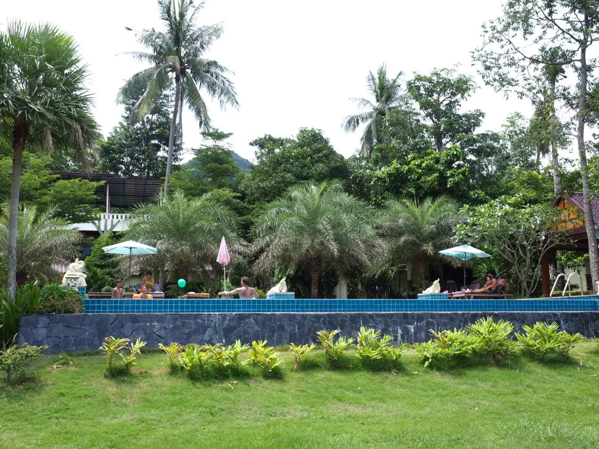 Swimming pool, Garden in Koh Chang Bailan Beach Resort