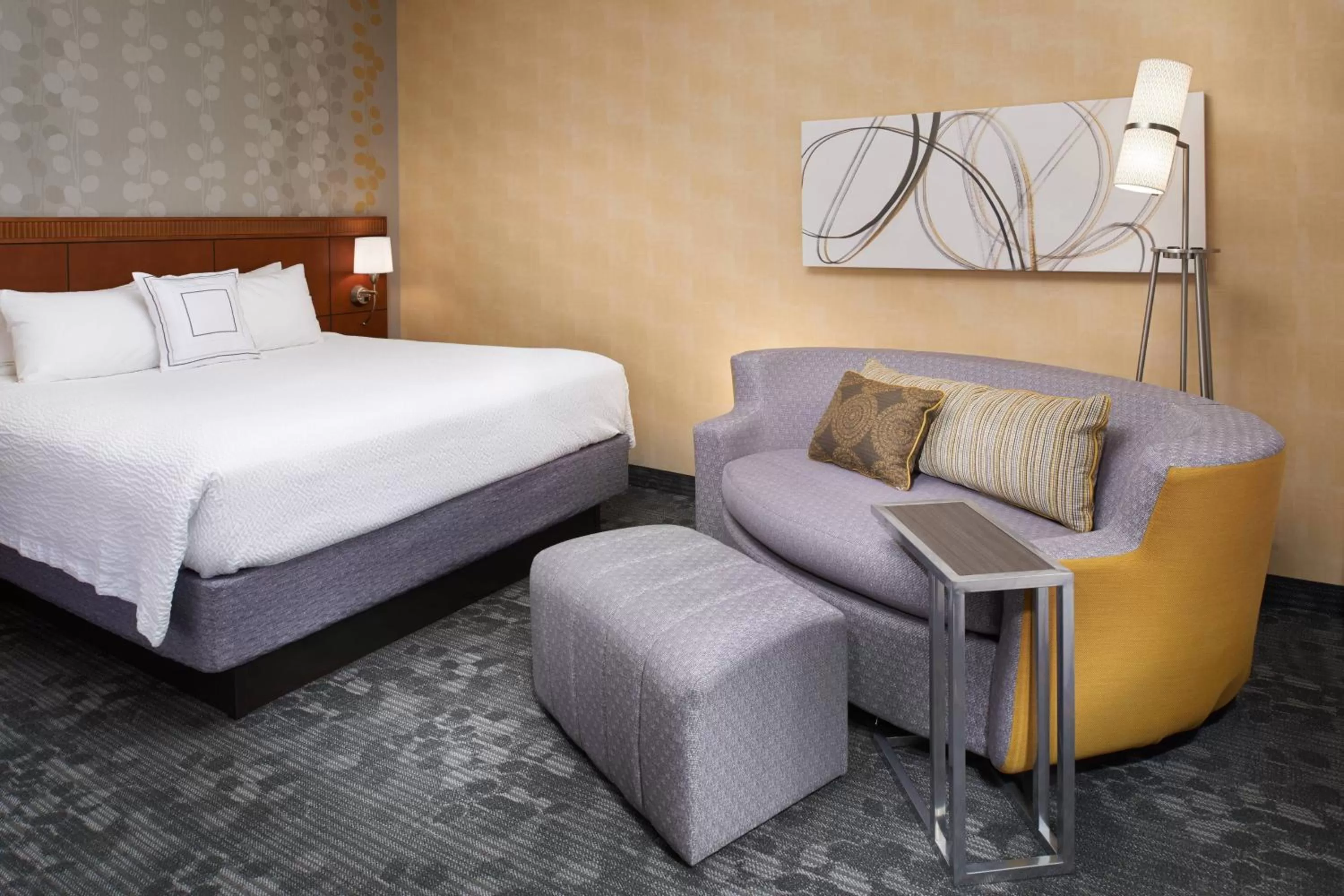 King Room with Sofa Bed and Adapted Tub - Mobility Accessible in Courtyard by Marriott Lexington North
