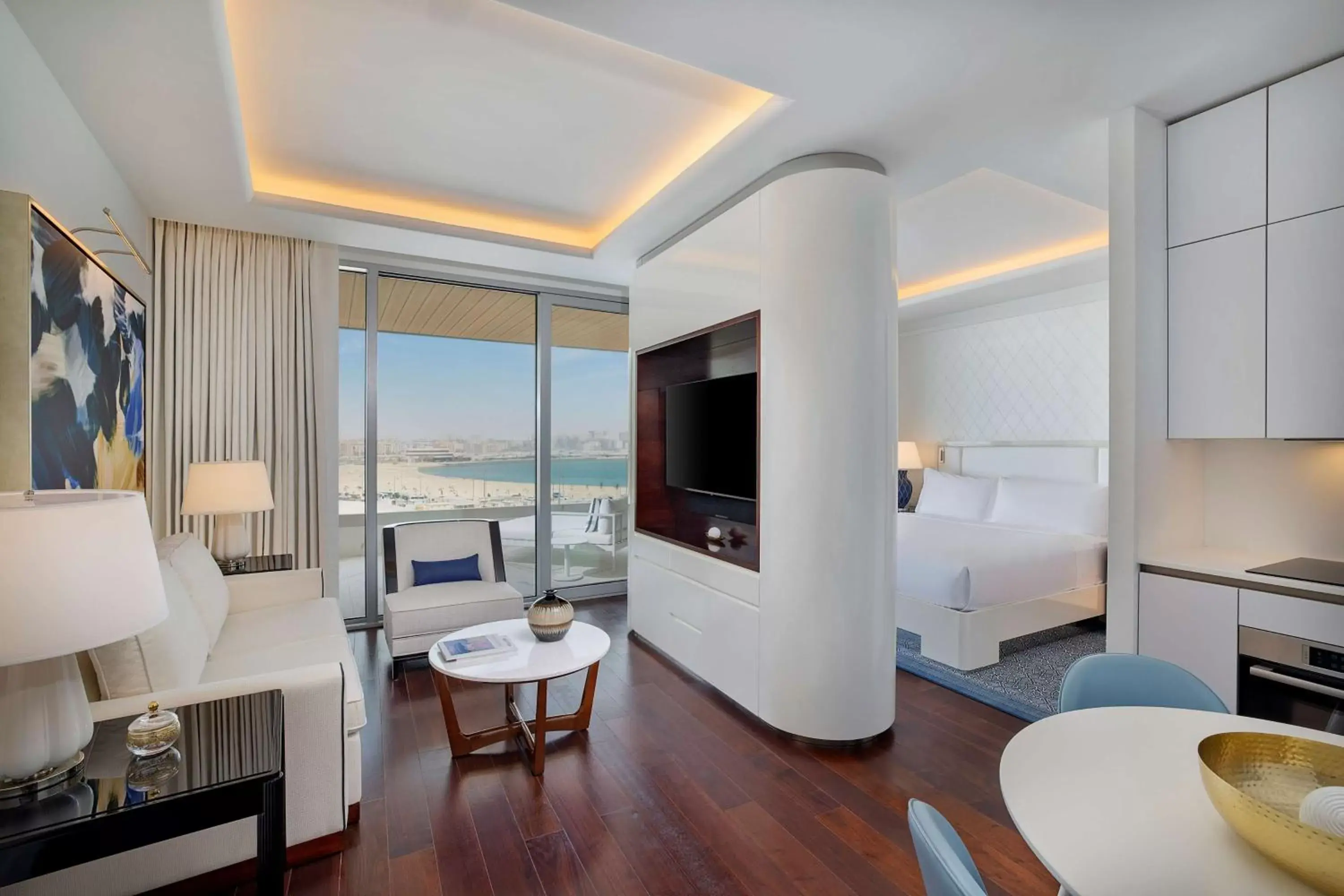 Bedroom, Seating Area in Waldorf Astoria Lusail, Doha