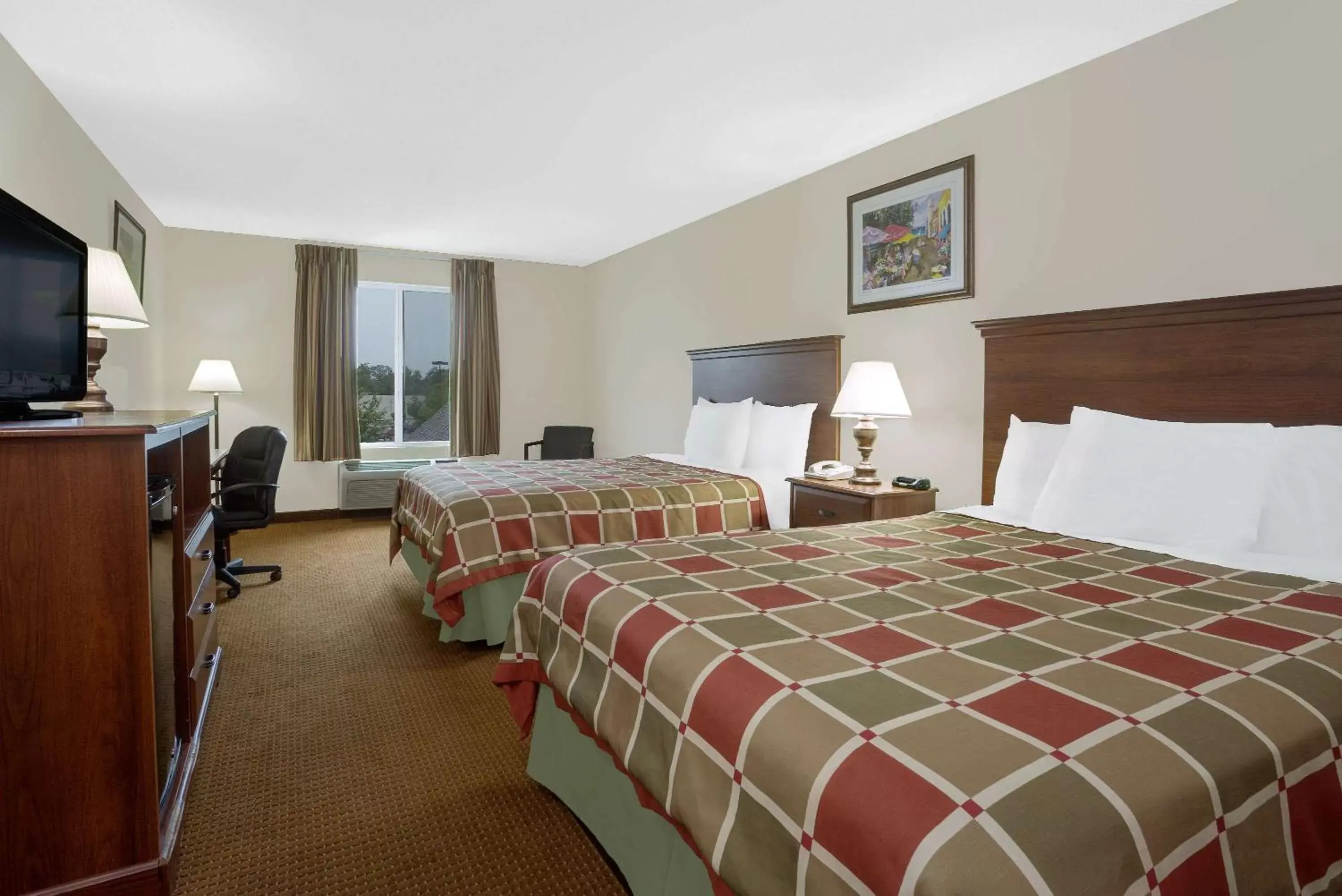 Photo of the whole room, Bed in Days Inn by Wyndham Greensboro NC