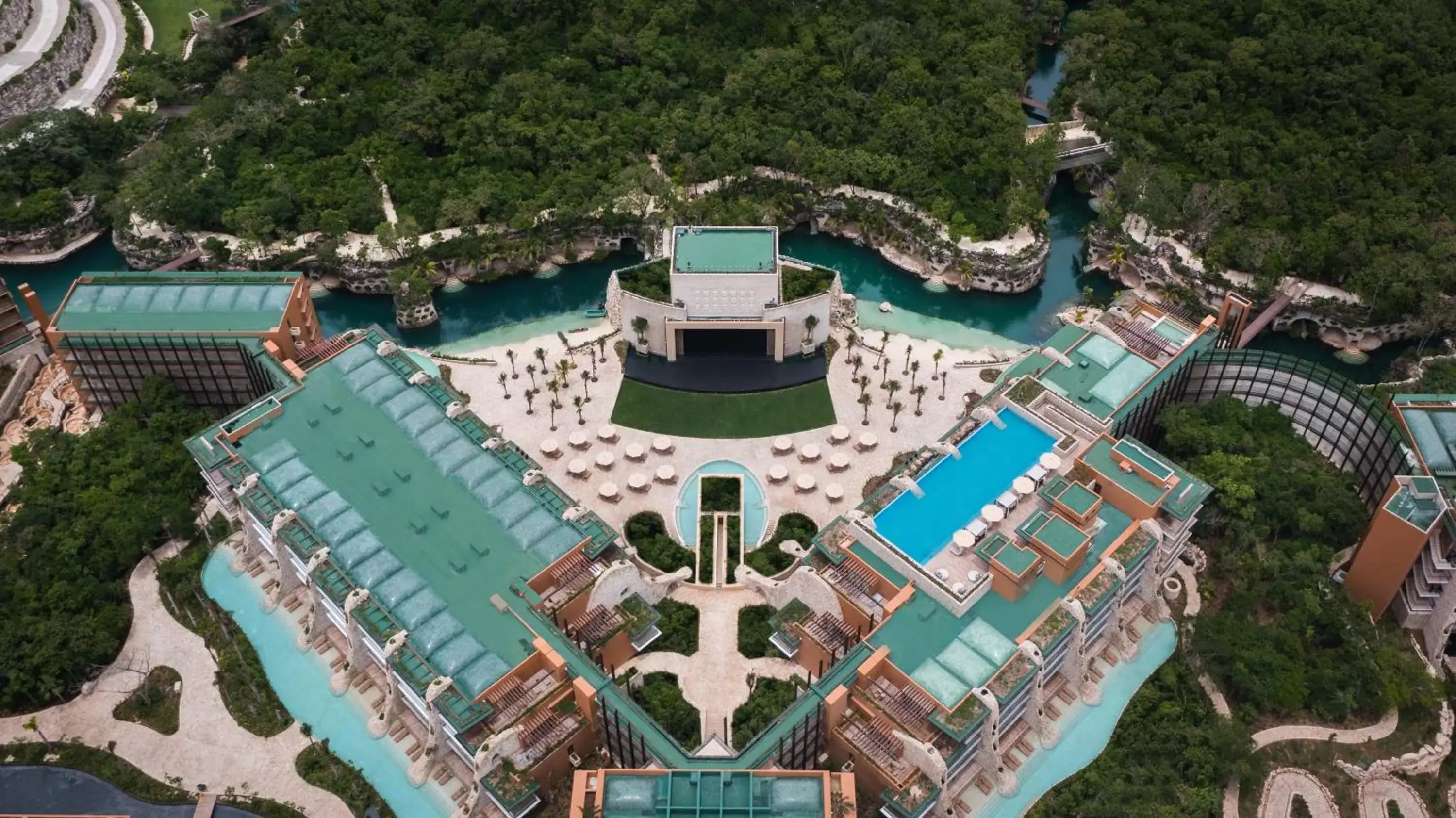 Property building, Bird's-eye View in Hotel Xcaret Arte - All Parks All Fun Inclusive - Adults Only