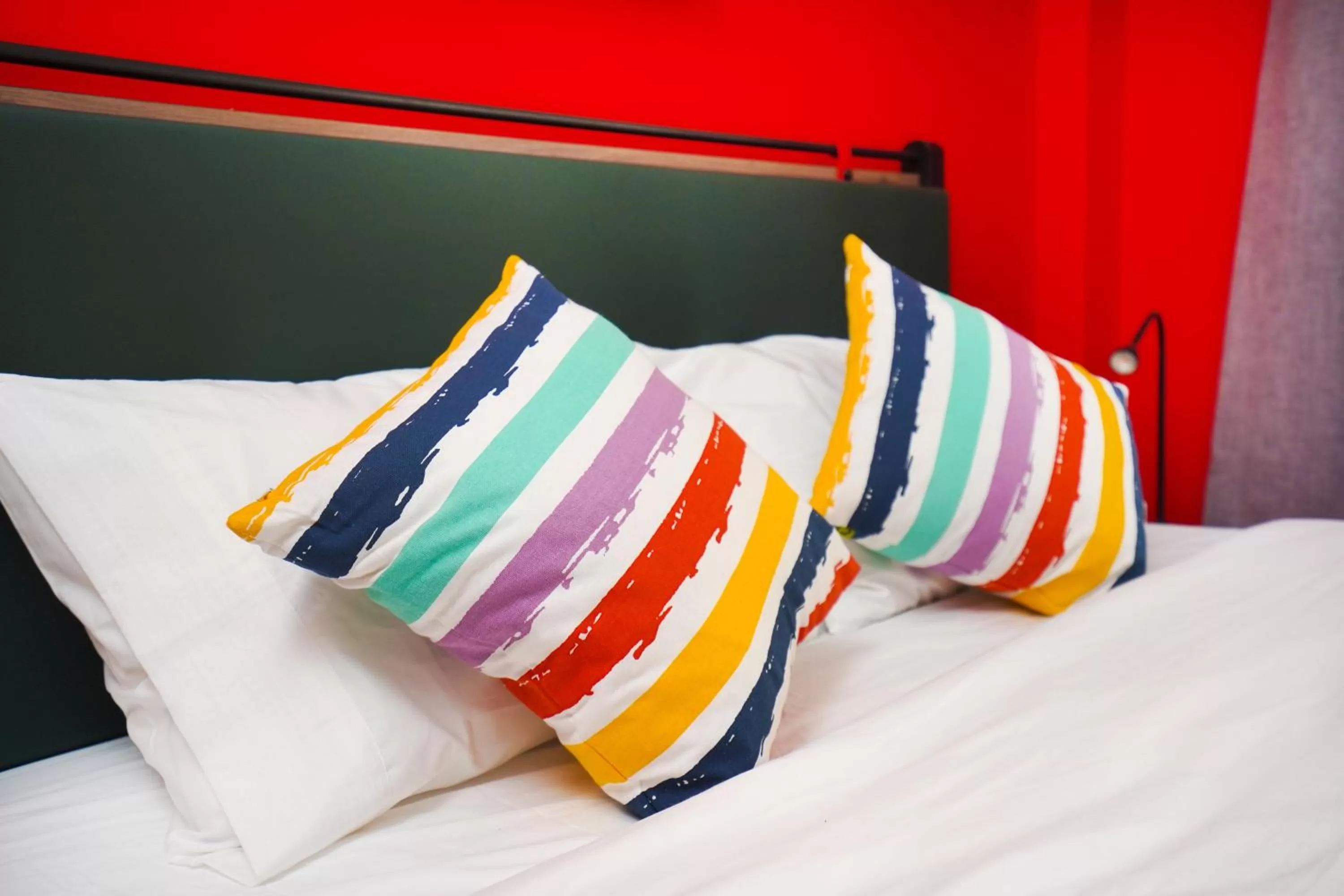 Decorative detail, Bed in YouCo coliving Dubai