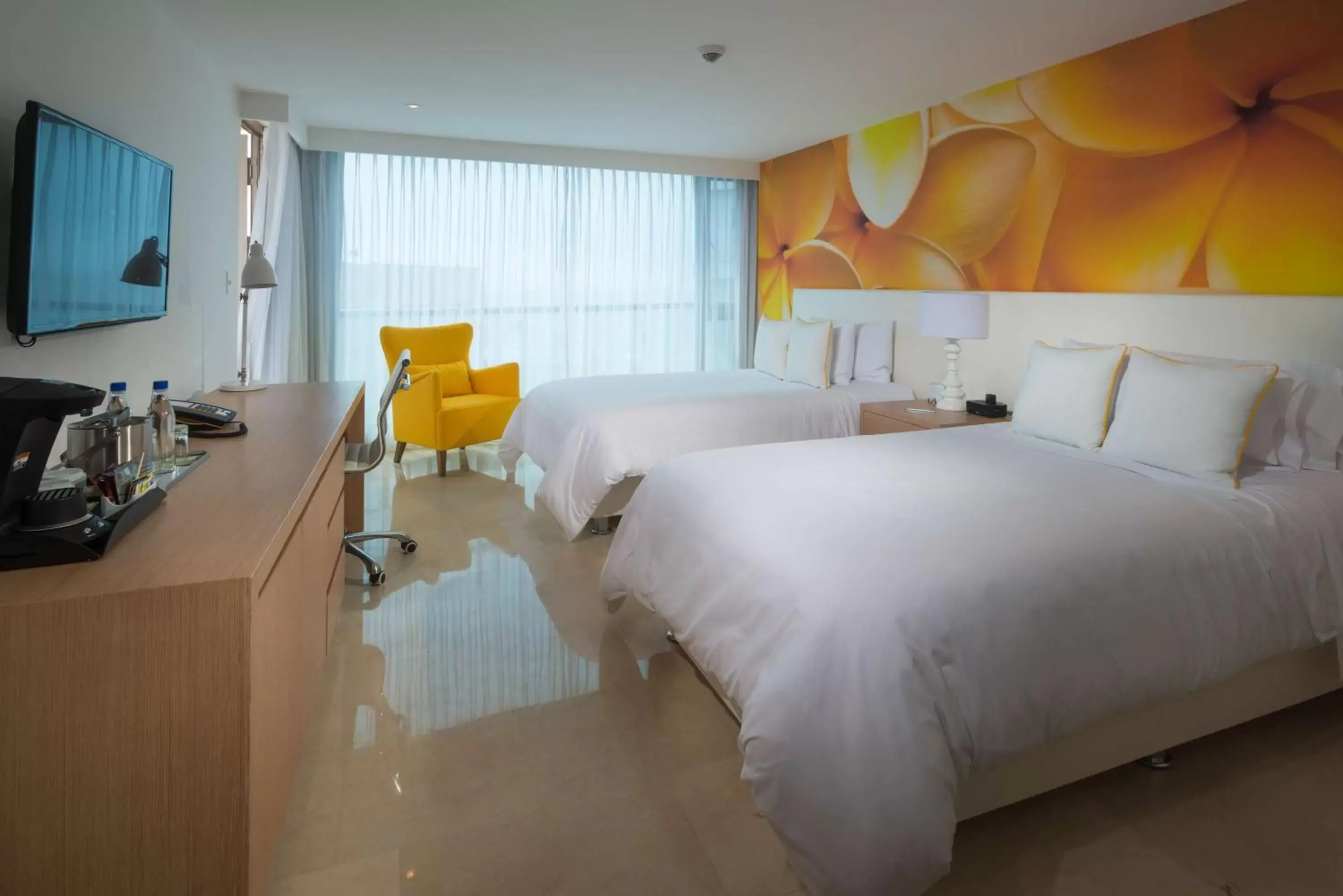 Photo of the whole room, Bed in Radisson Cartagena Ocean Pavillion Hotel
