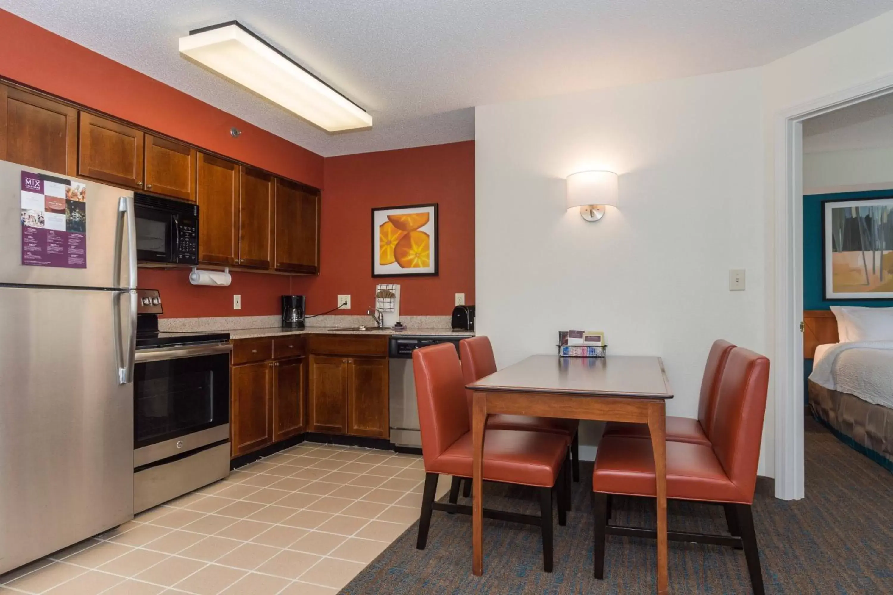 Bedroom, Kitchen/Kitchenette in Residence Inn by Marriott Lake Norman