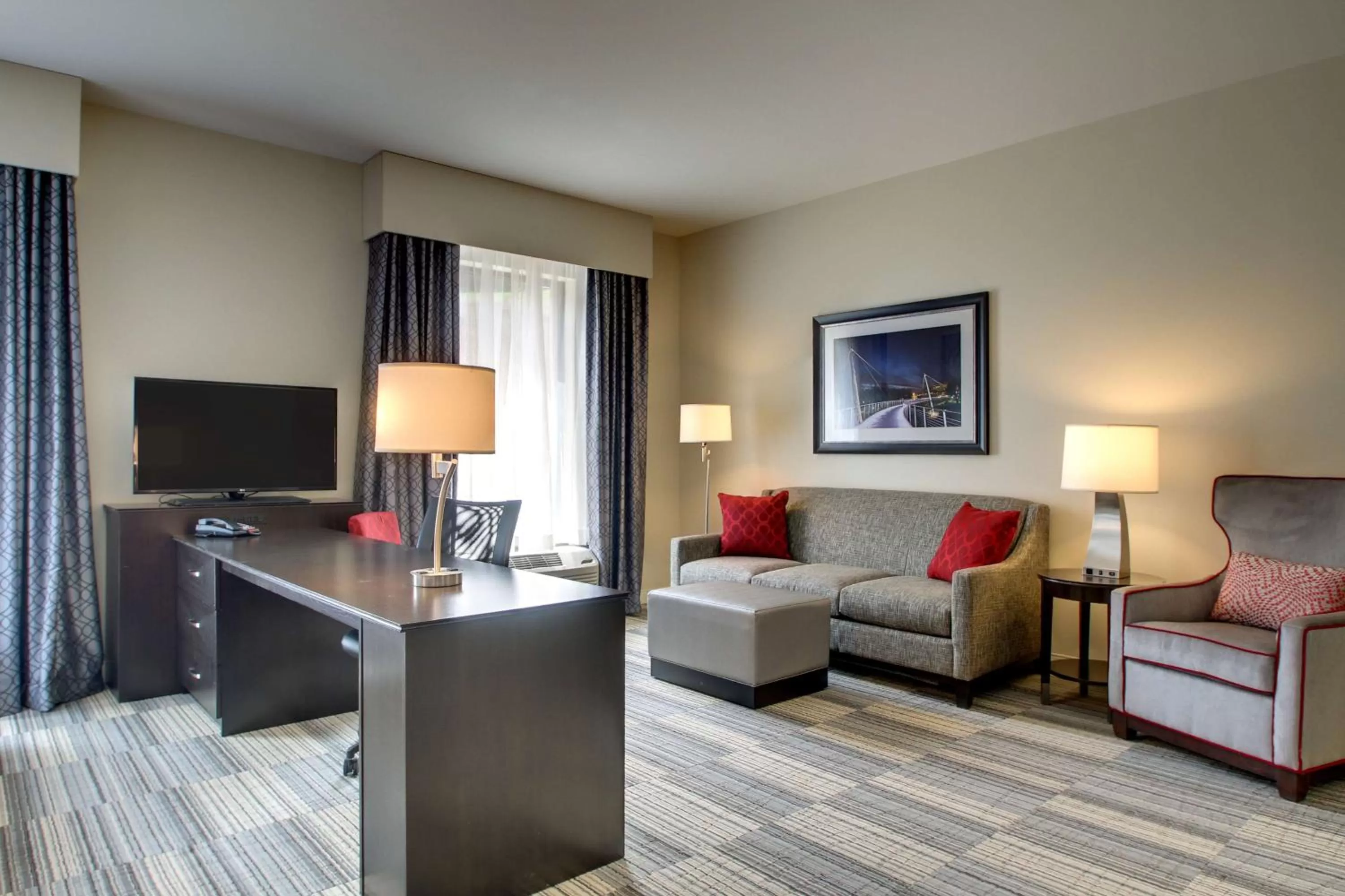 Living room in Hampton Inn & Suites Greenville Airport