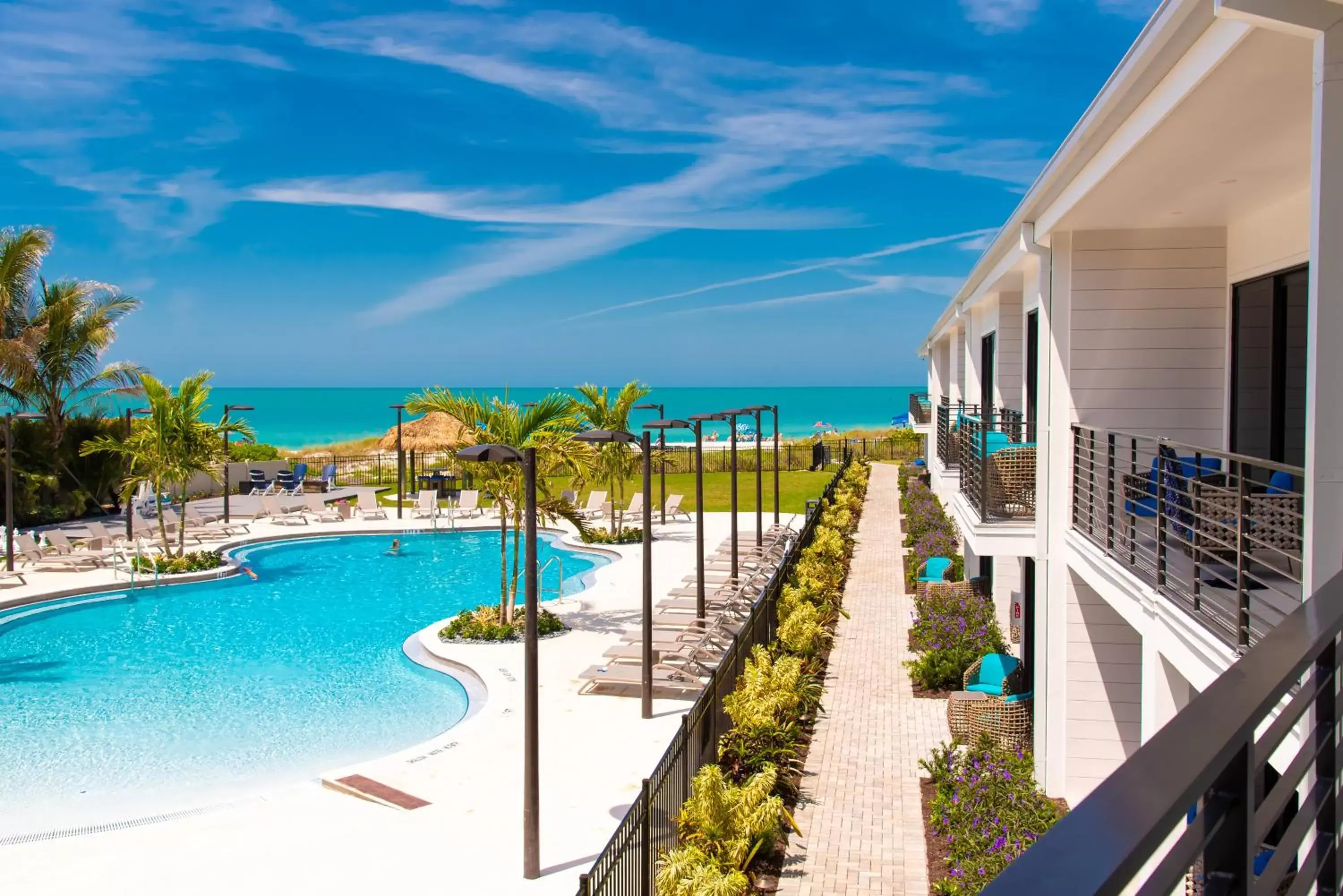Pool View in Anna Maria Beach Resort
