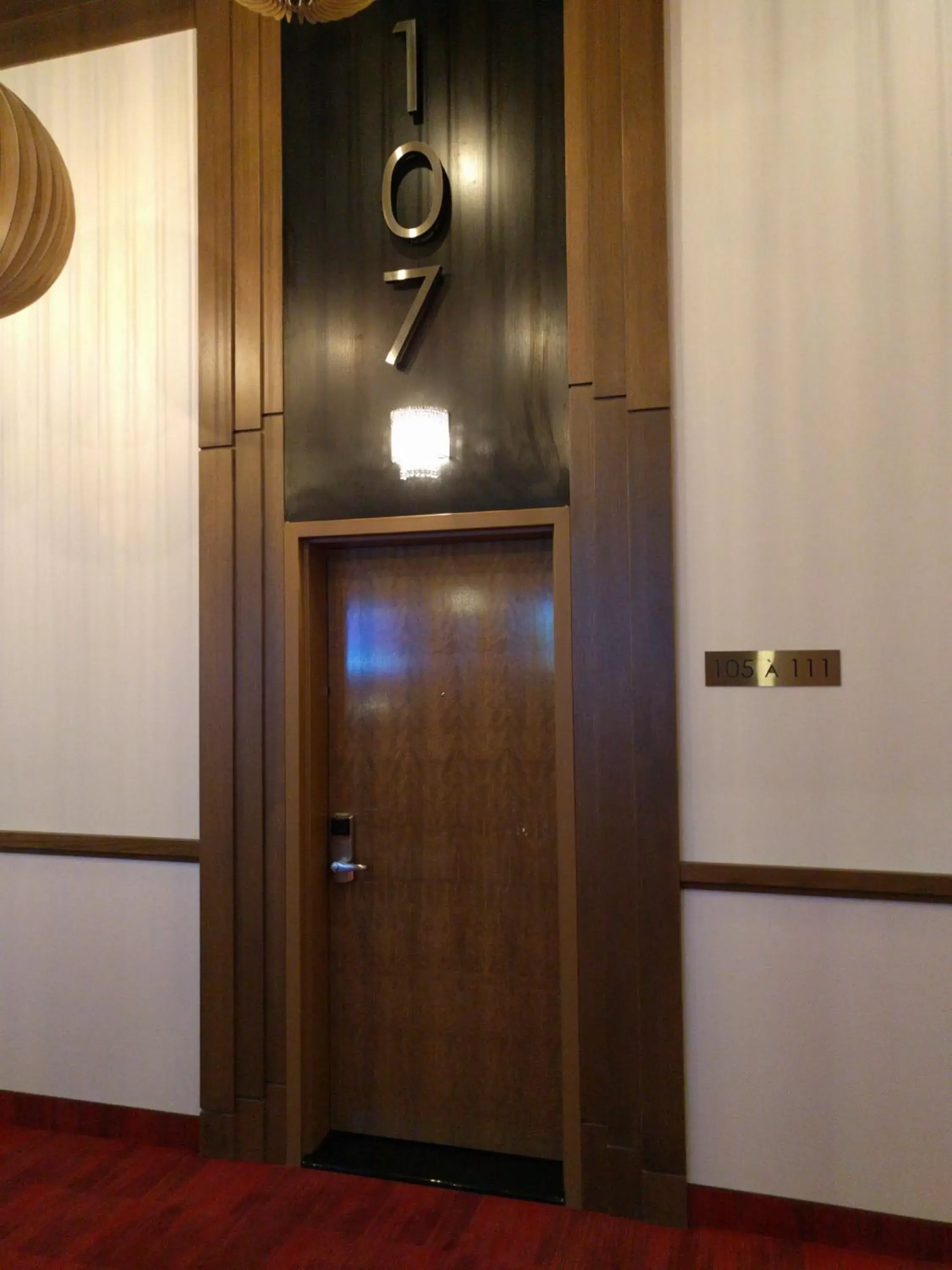 Decorative detail, TV/Entertainment Center in Hotel Manoir Morgan