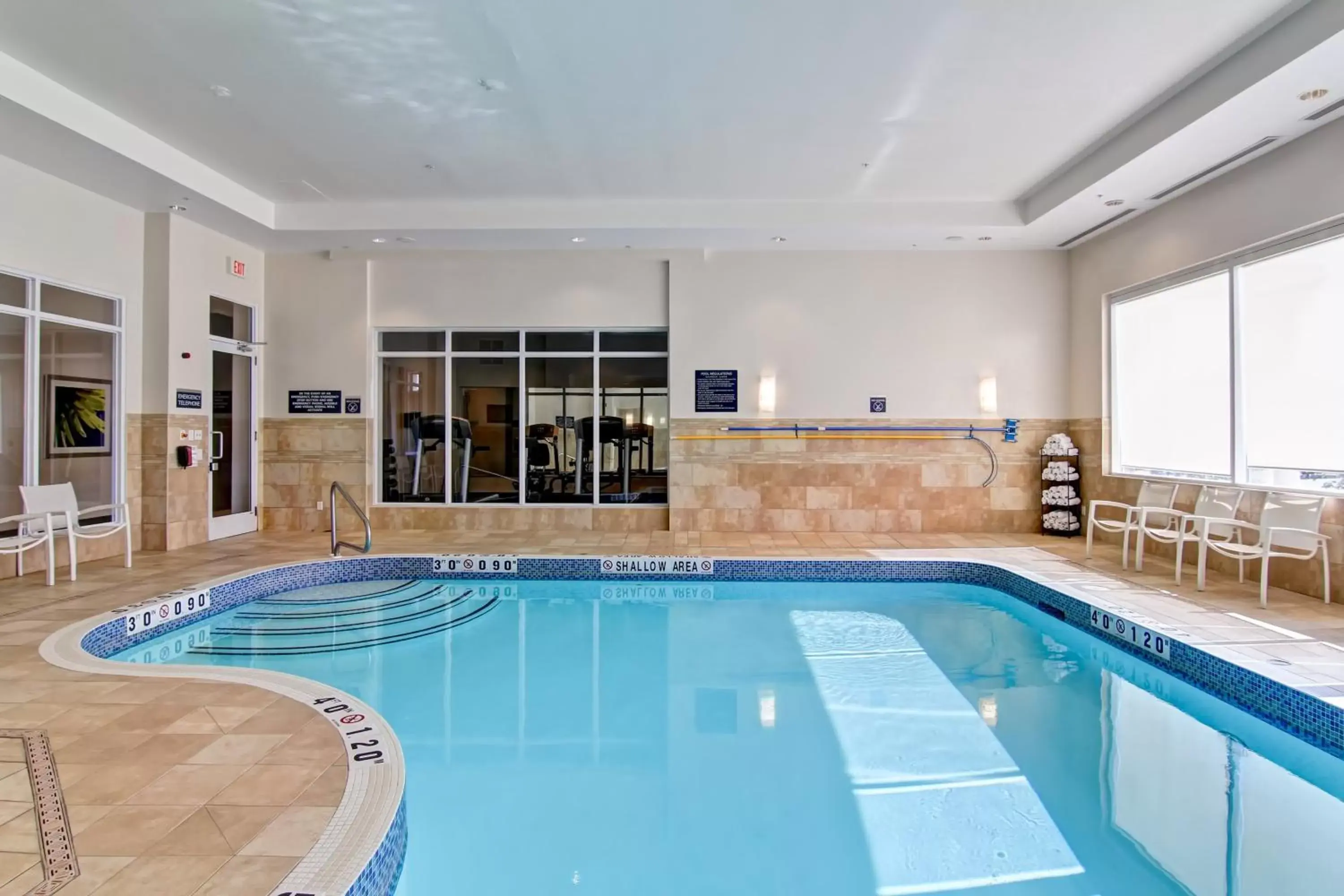 Swimming Pool in Holiday Inn Express Hotel & Suites Toronto - Markham, an IHG Hotel