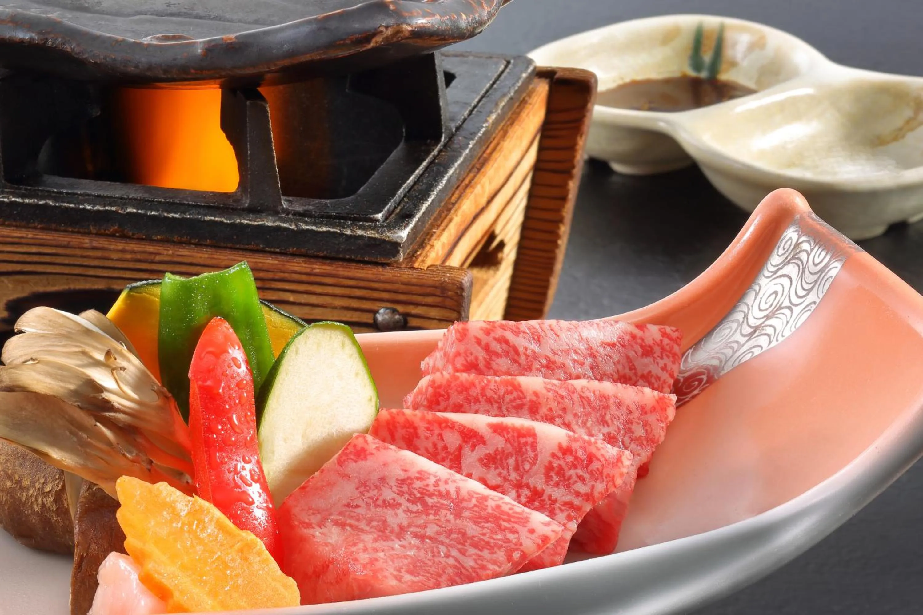 Food close-up in Zao Onsen Omiya Ryokan