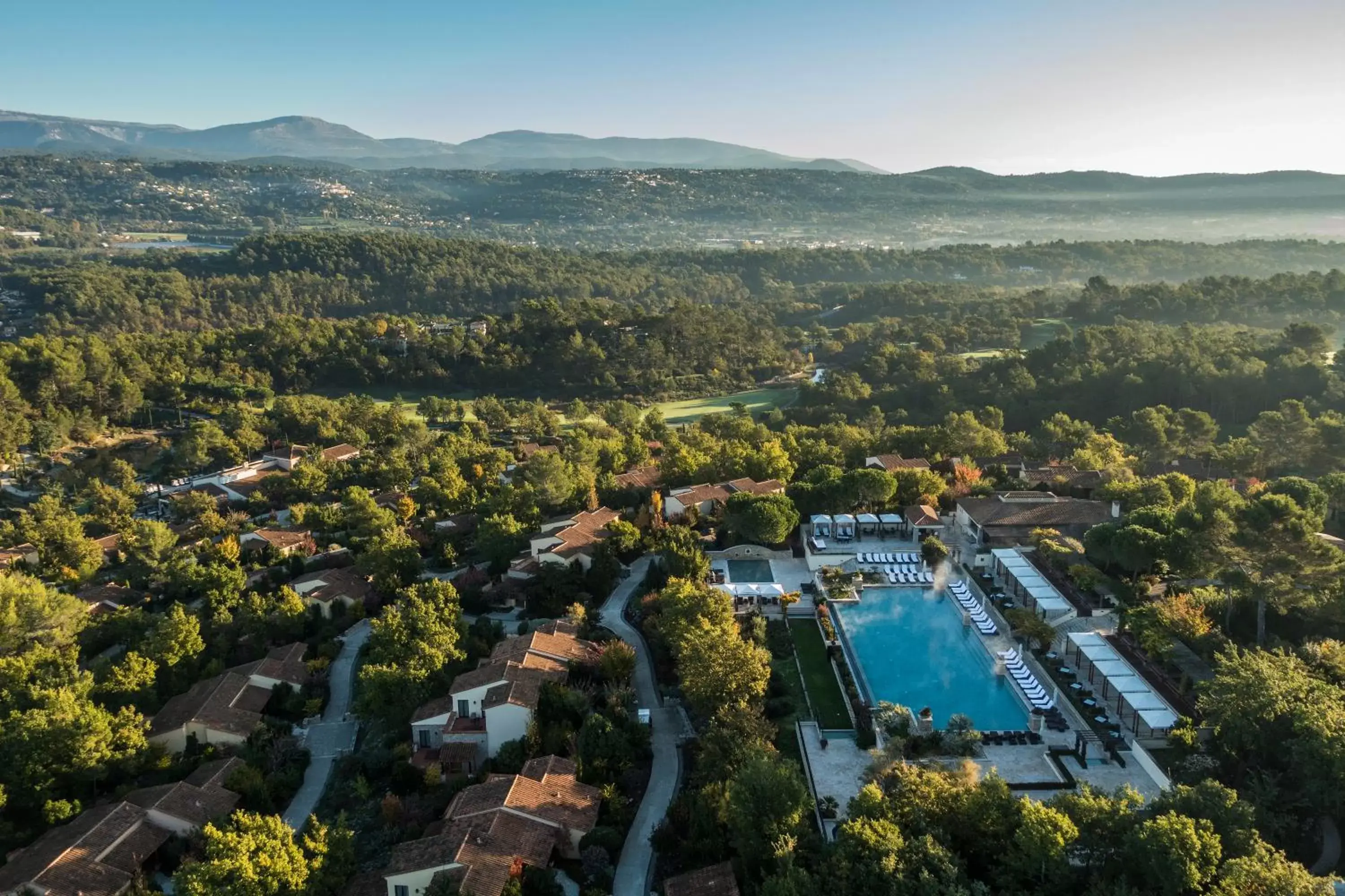 Bird's eye view, Bird's-eye View in Terre Blanche Hotel Spa Golf Resort