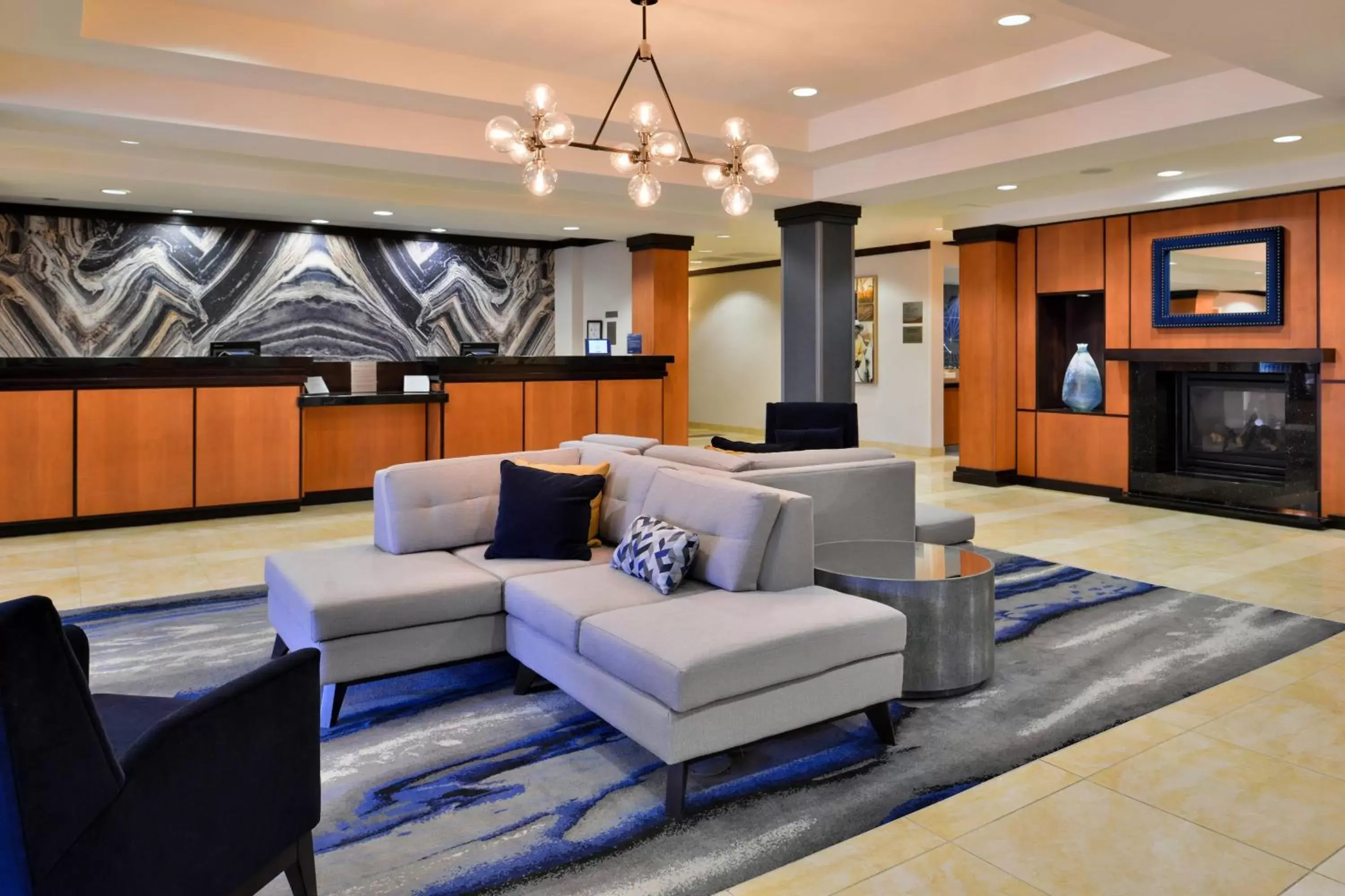 Lobby or reception, Seating Area in Fairfield Inn & Suites Raleigh-Durham Airport/Brier Creek