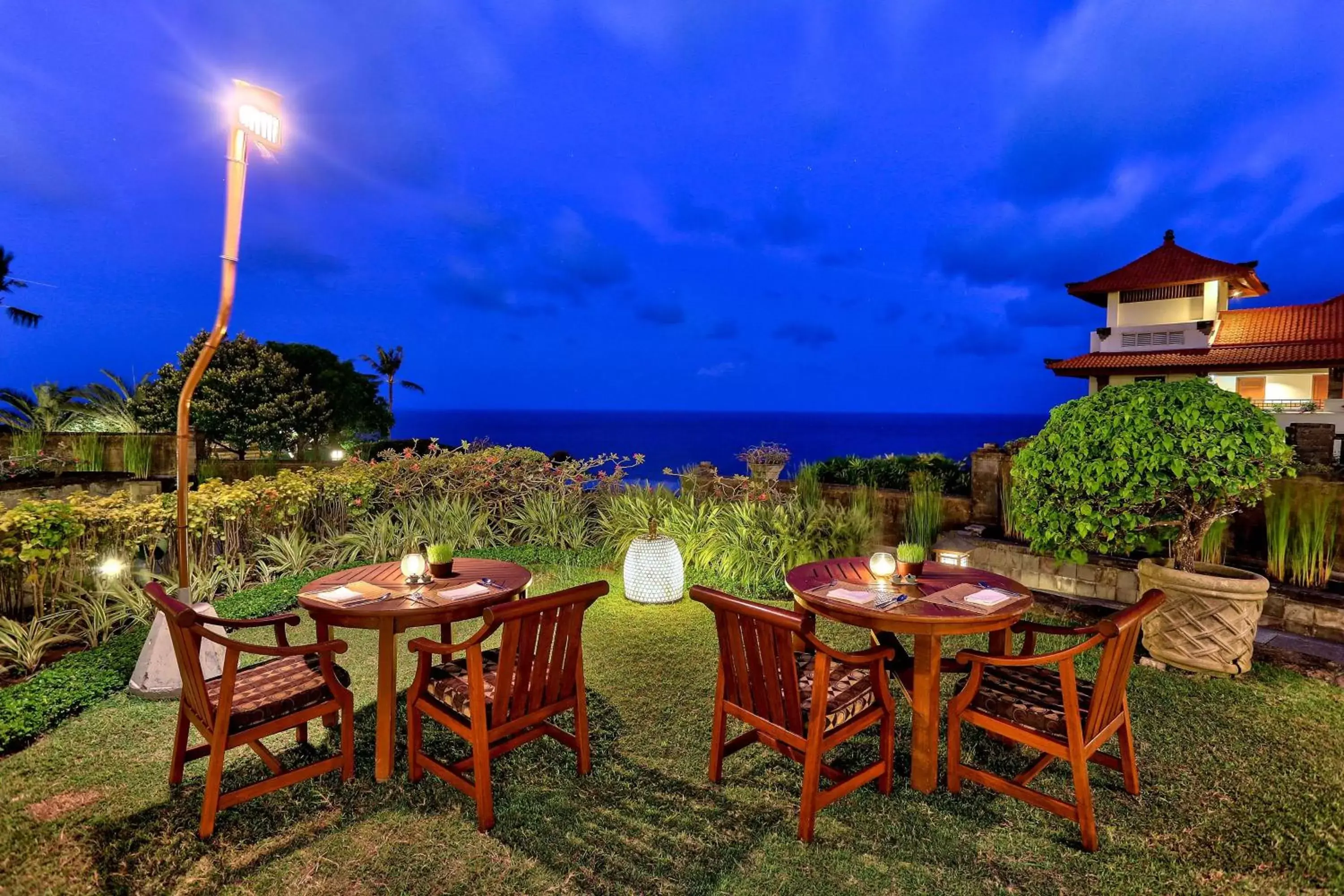 Dining area in Hilton Bali Resort