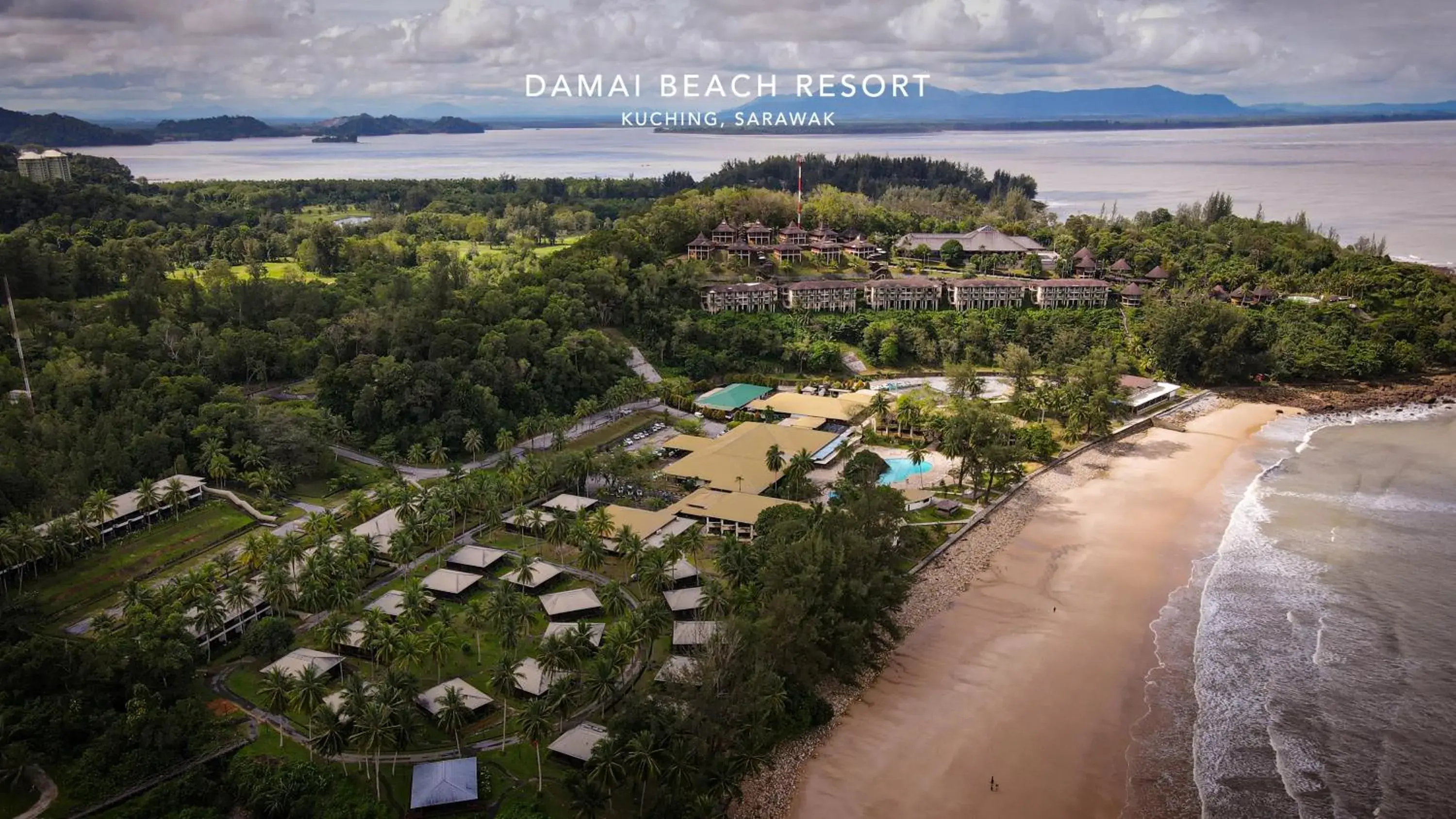 Property building, Bird's-eye View in Damai Beach Resort