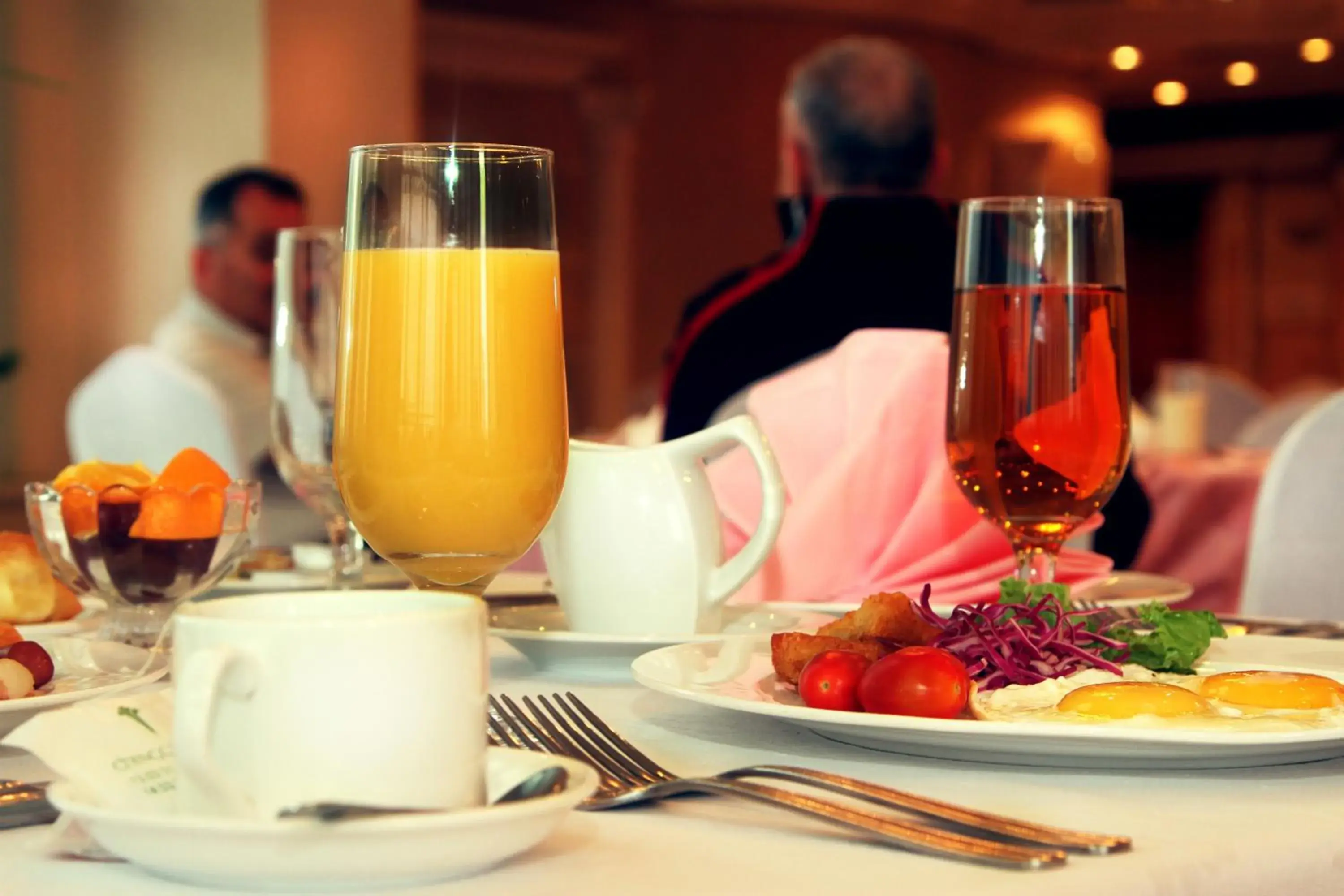 Breakfast in Chinggis Khaan Hotel