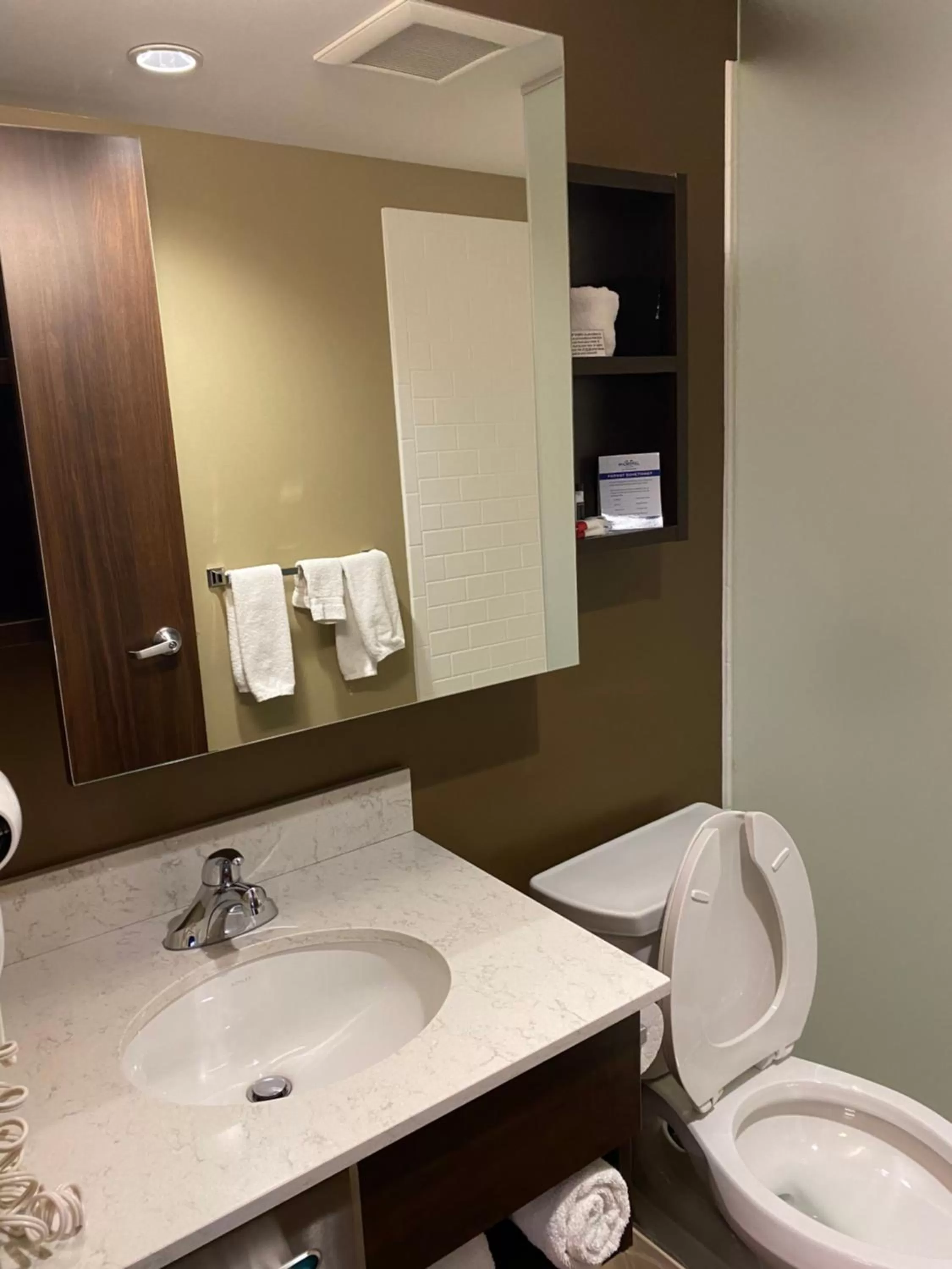 Bathroom in Microtel Inn & Suites by Wyndham - Timmins