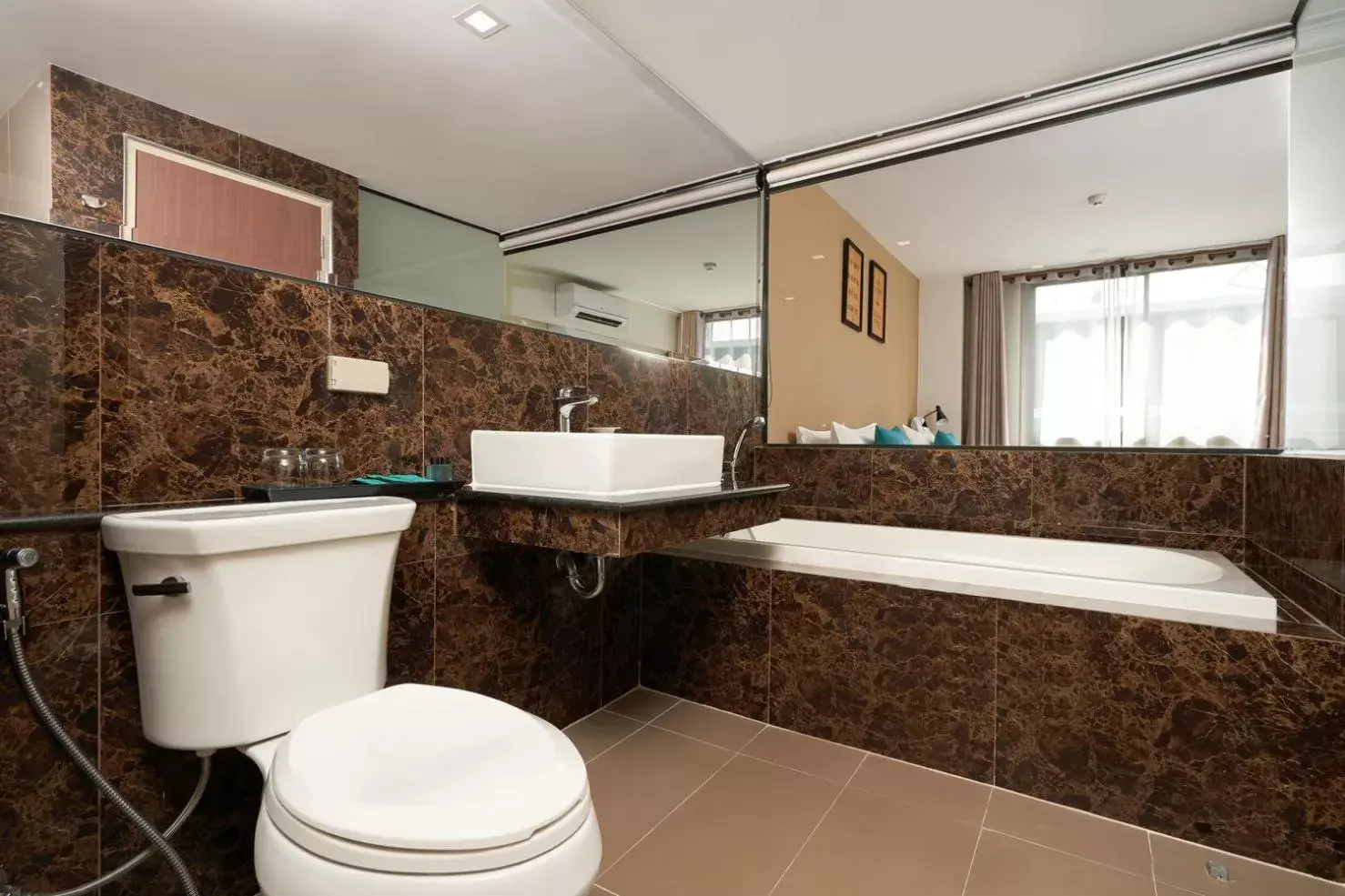 Bathroom in Cross Vibe Chiang Mai Decem Nimman Hotel - formerly X2 Vibe Chiang Mai Decem - SHA Extra Plus