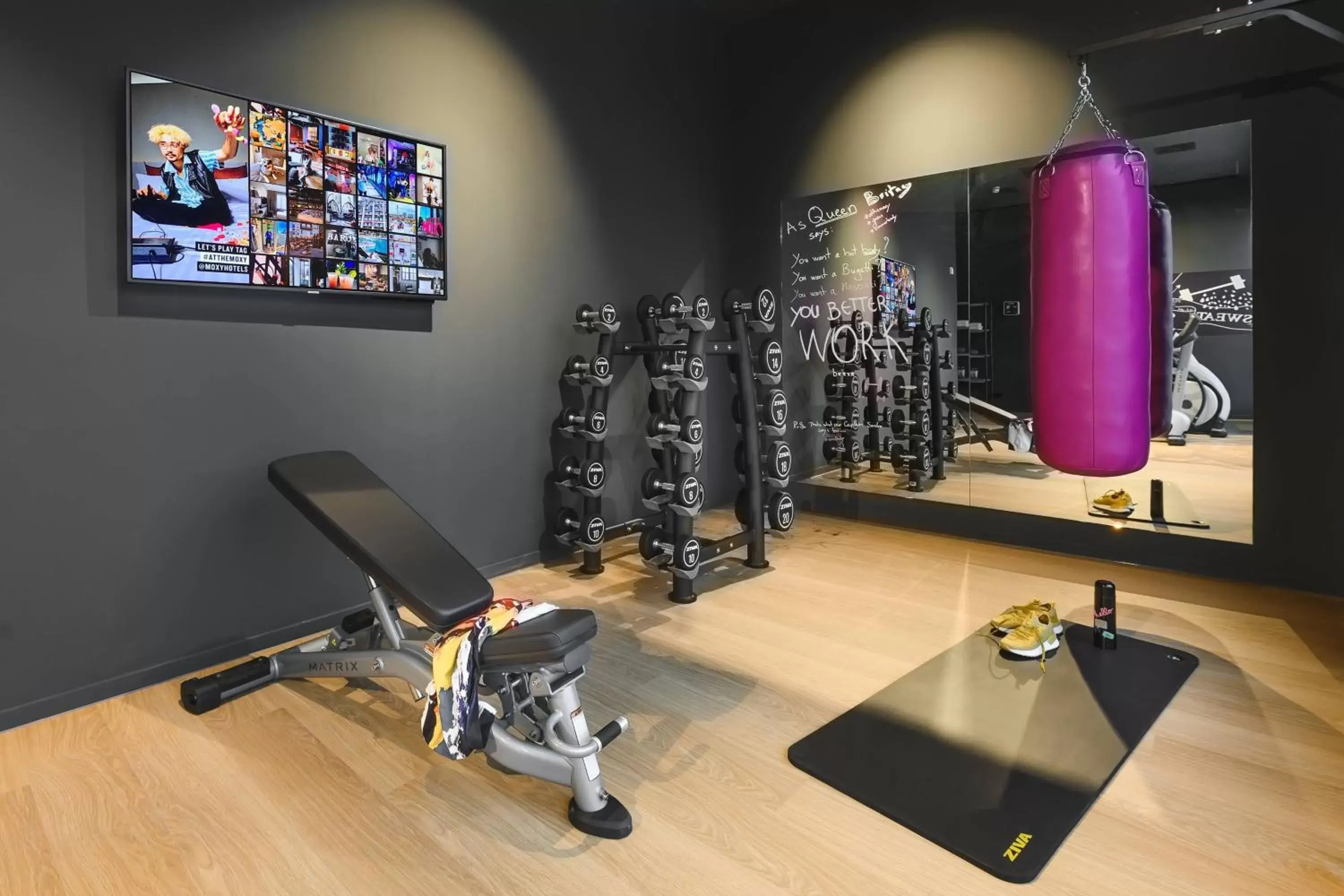 Fitness centre/facilities, Fitness Center/Facilities in Moxy Dresden Neustadt