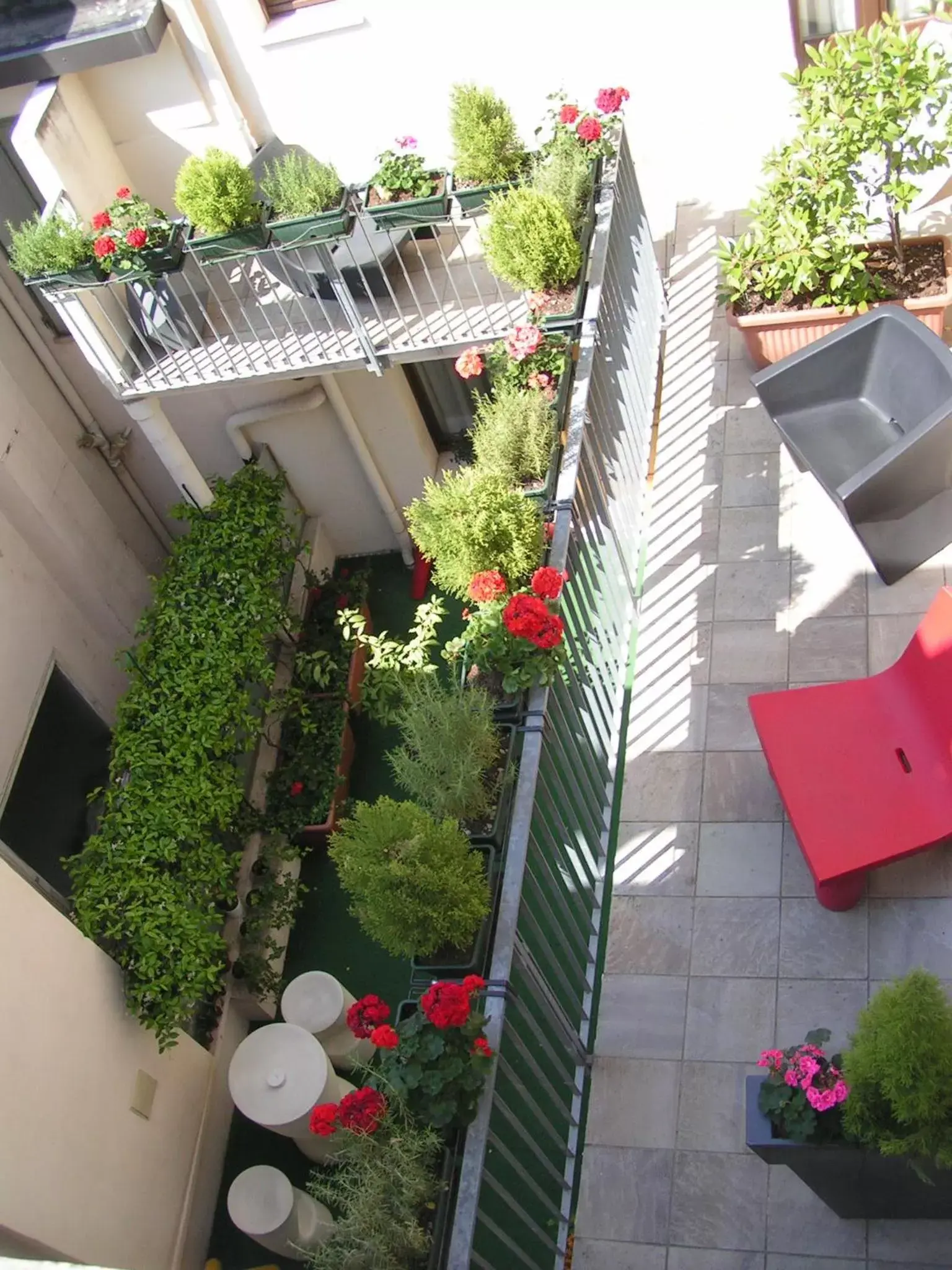 Balcony/Terrace in Albergo Verdi