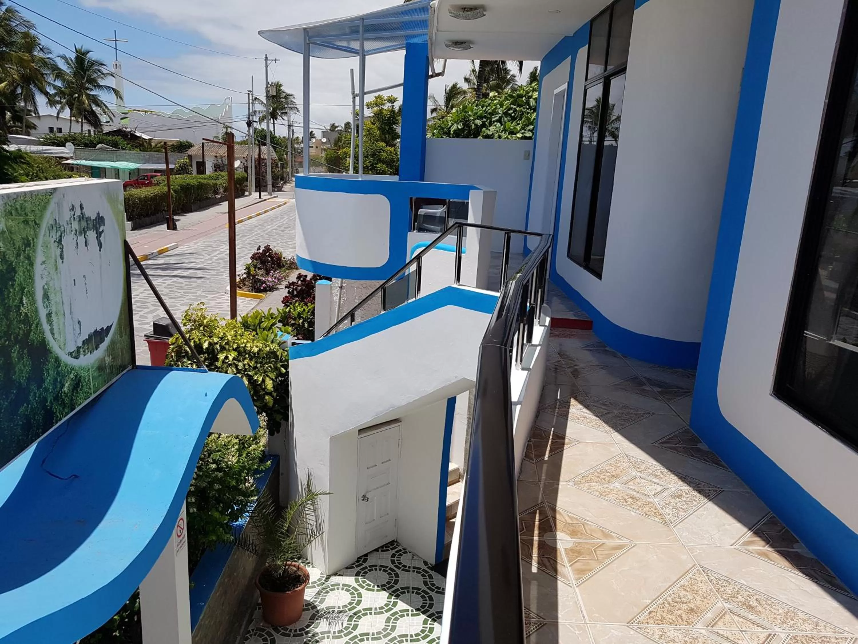 Balcony/Terrace in Hostal Cerro Azul