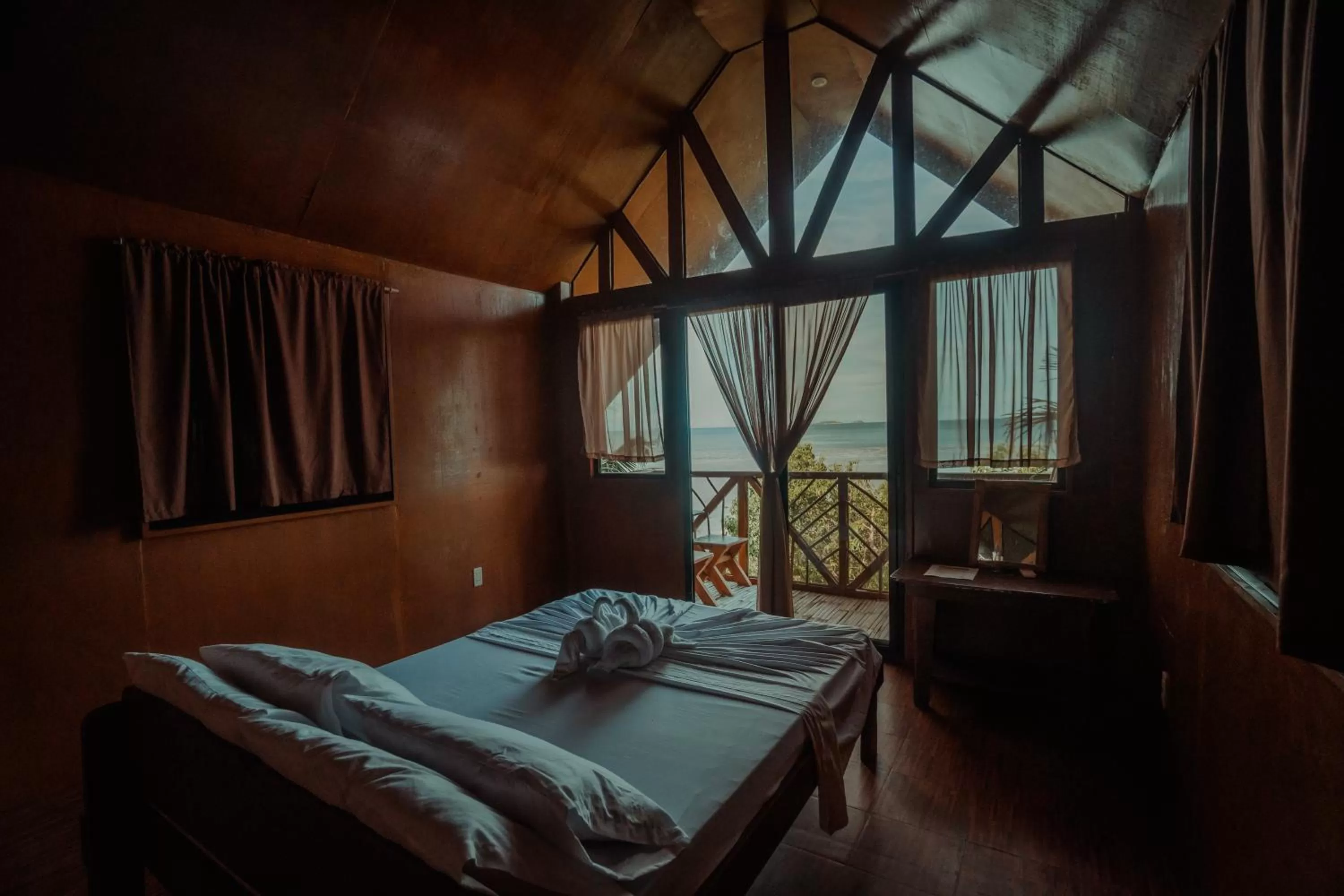 Bed in Cocovana Beach Resort