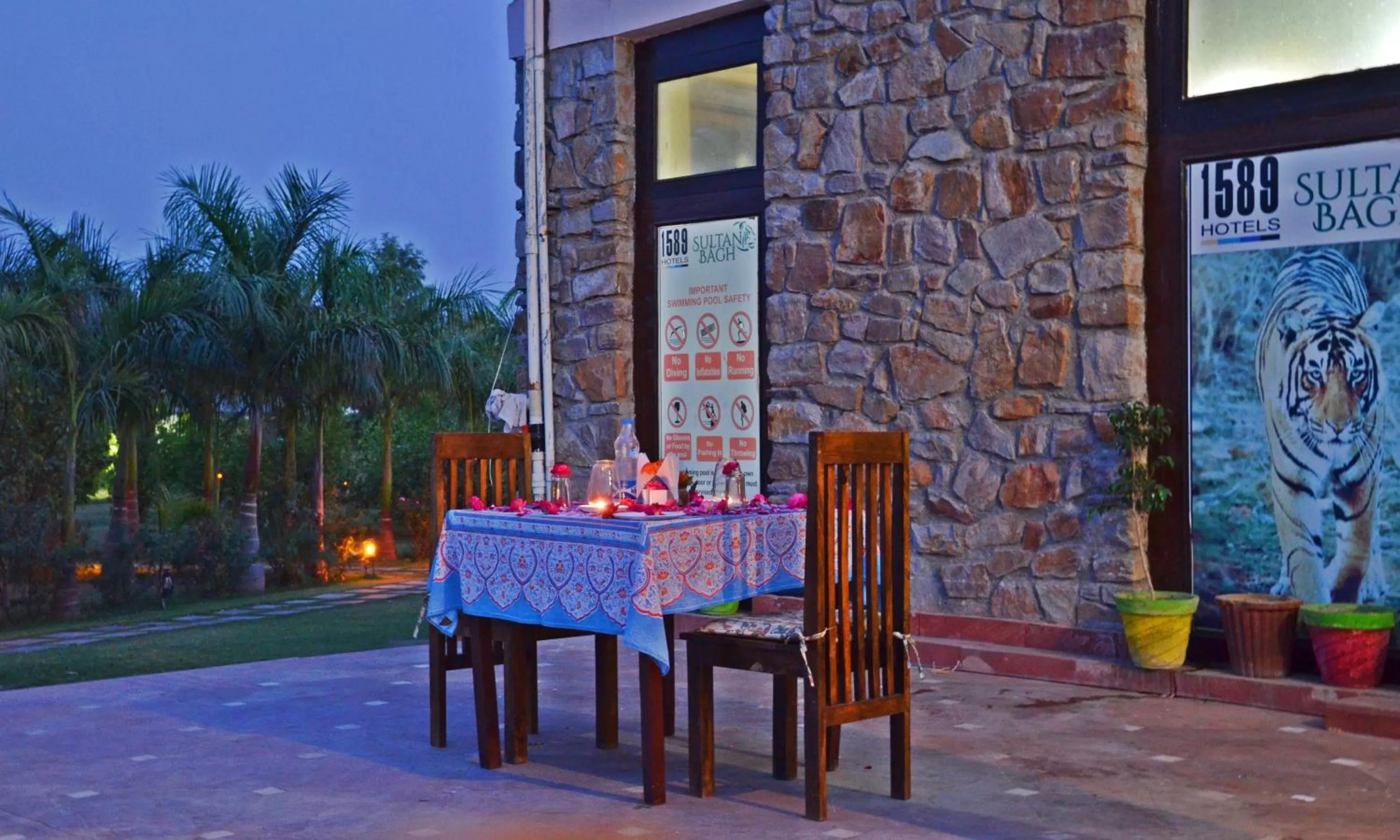 Dining area, Restaurant/Places to Eat in Sultan Bagh Resort by The Sky Imperial