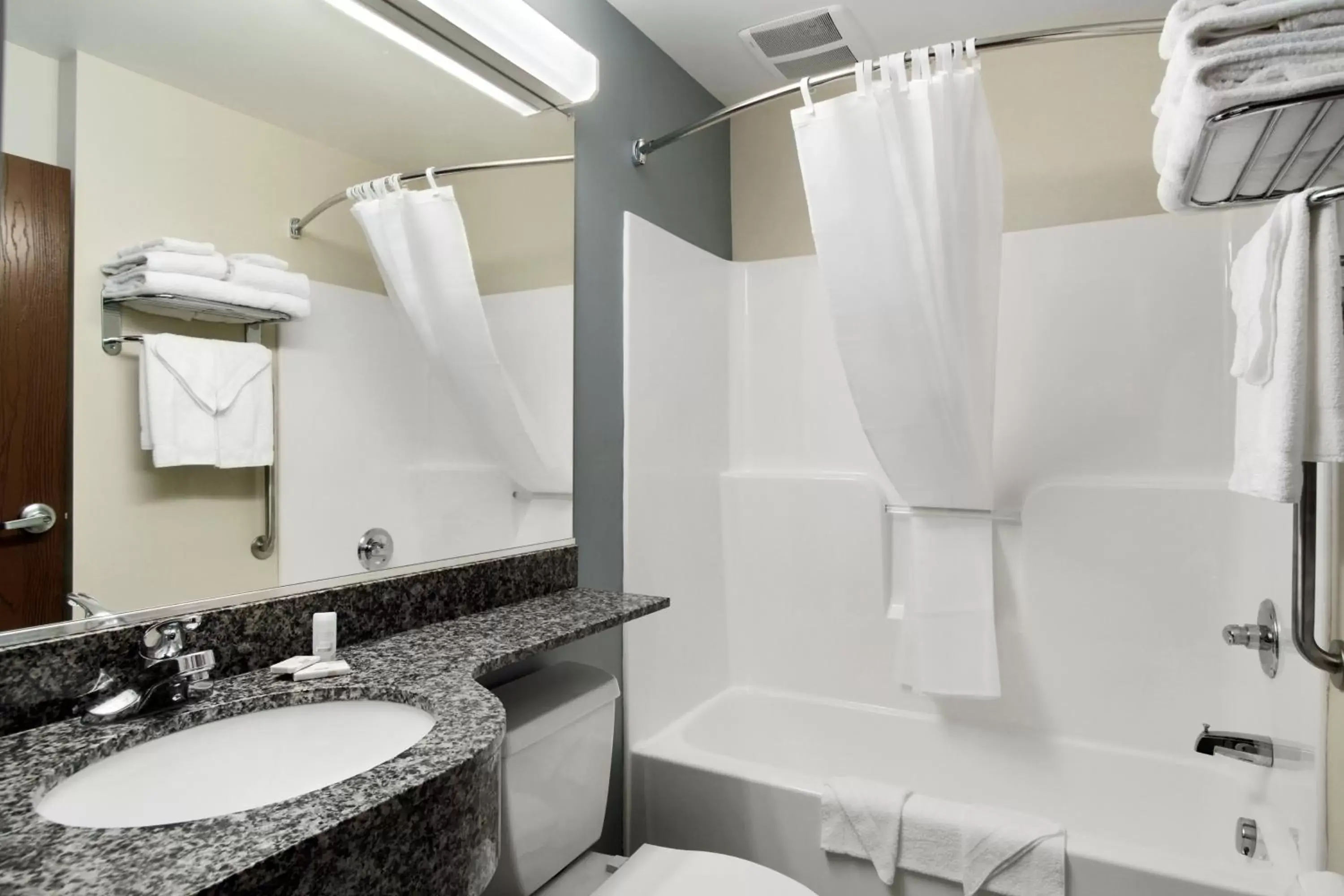 Bathroom in Microtel Inn & Suites by Wyndham Waynesburg