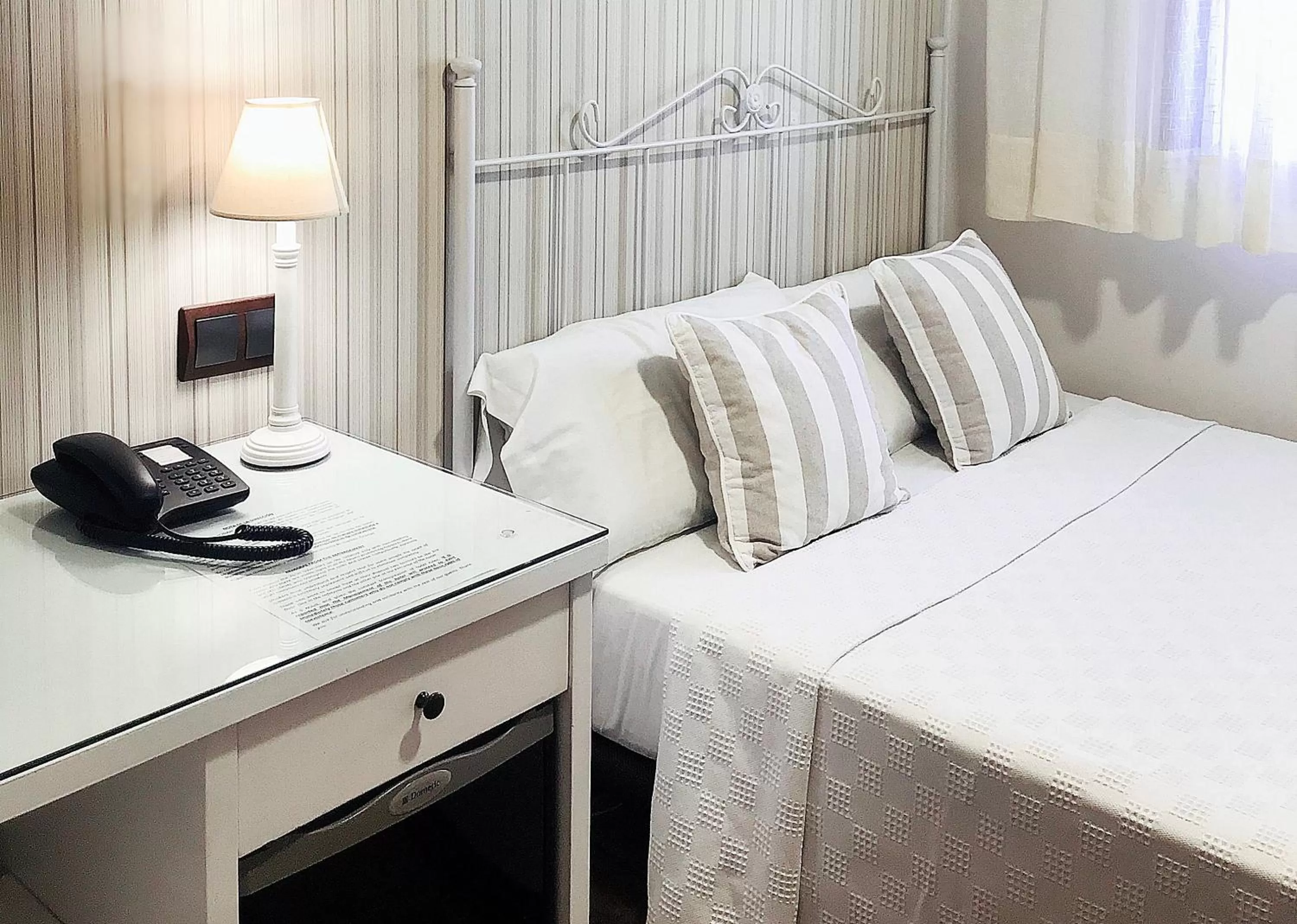 Decorative detail, Bed in Hotel Medina de Toledo