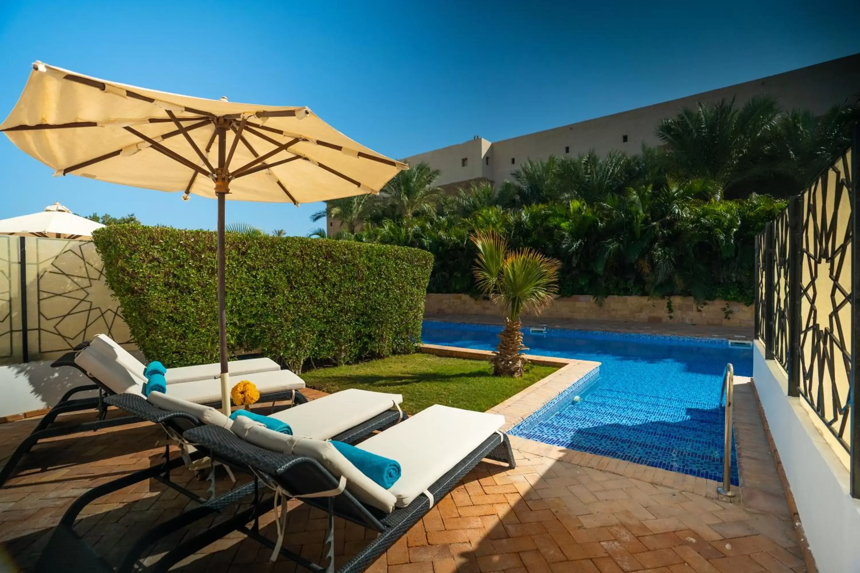 Pool view in Fort Arabesque Resort, Spa & Villas Pool view in Fort Arabesque Resort, Spa & Villas