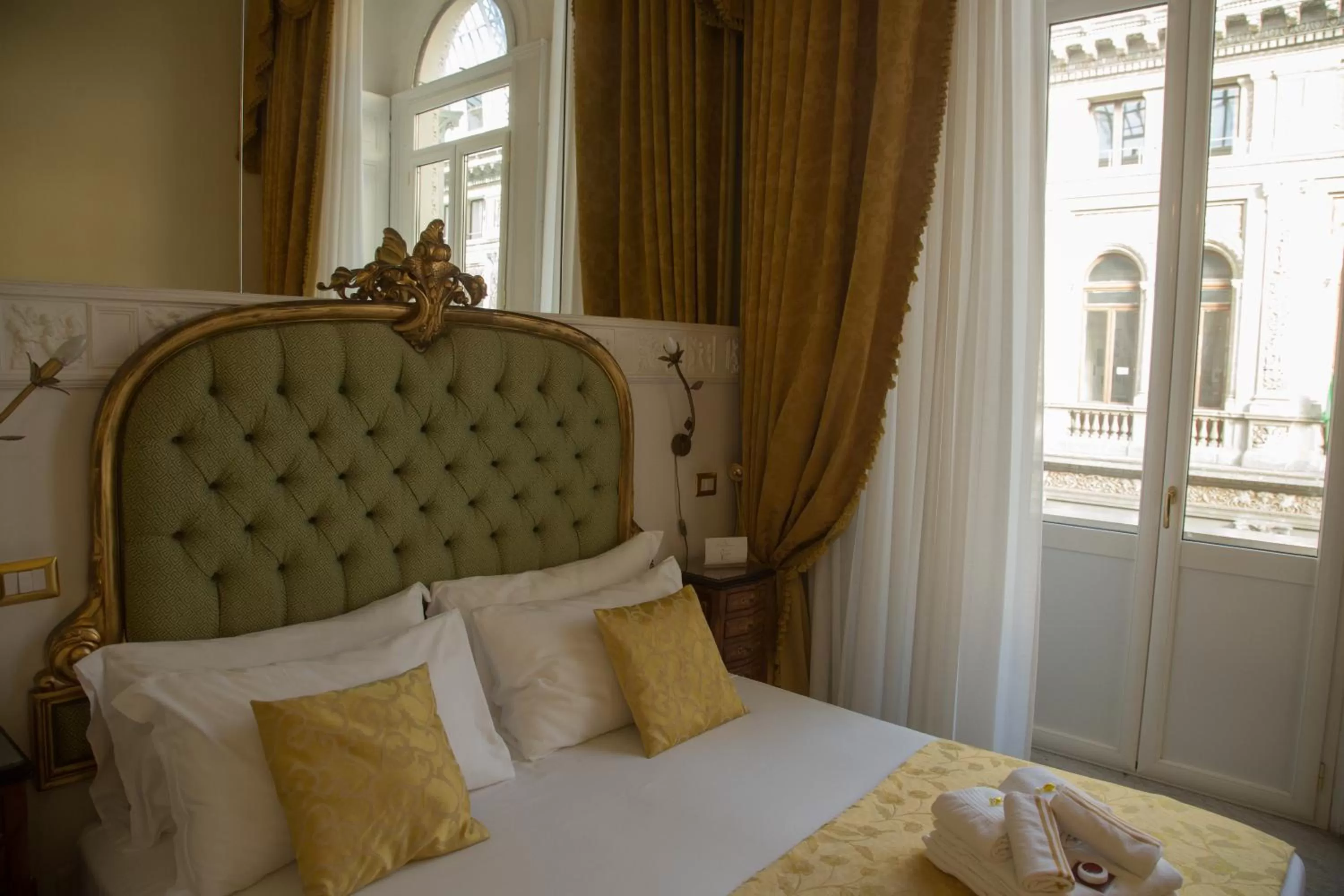 Bed in B&B Art Suite Santa Brigida