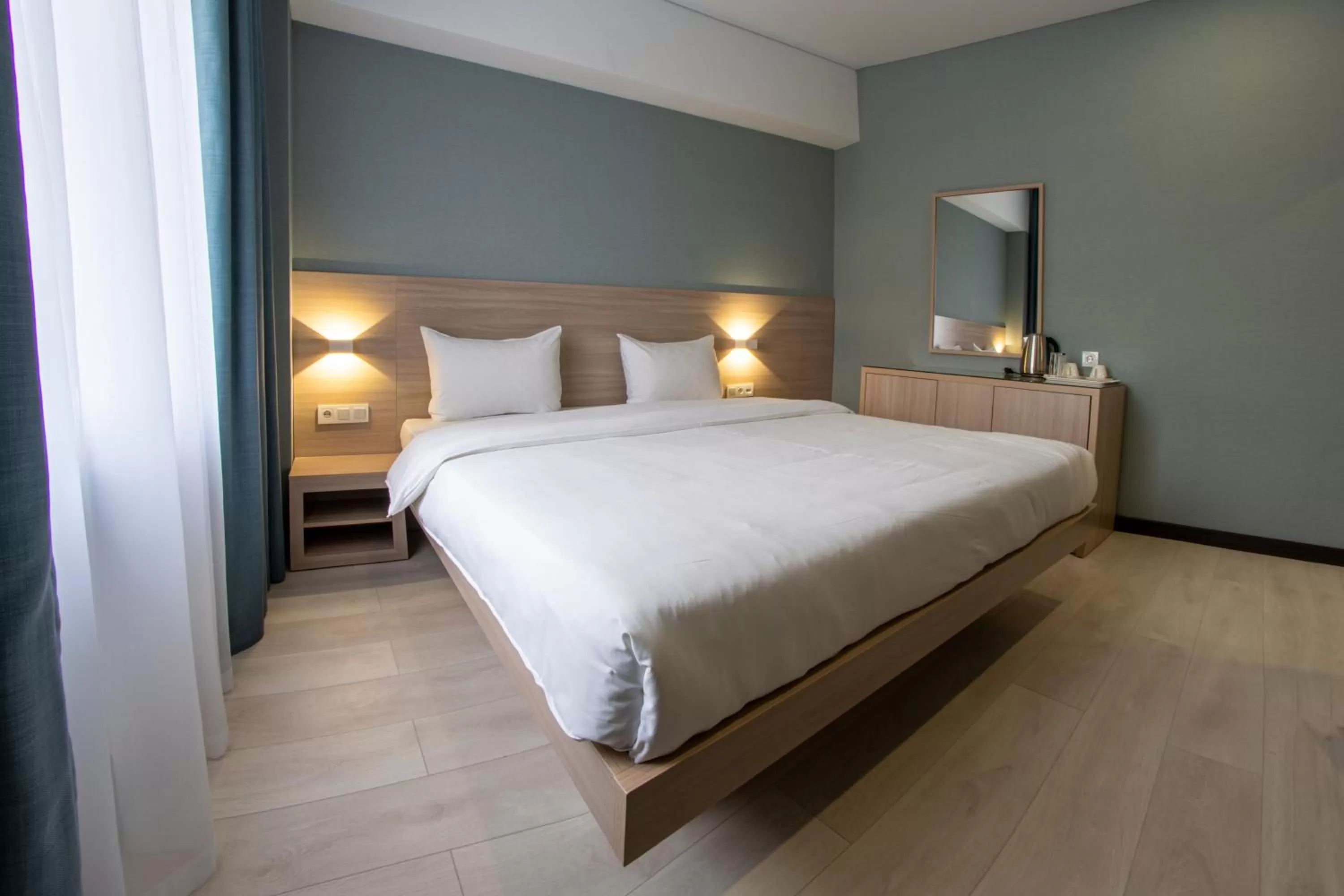 Bed in Resident Hotel Kazybek Bi