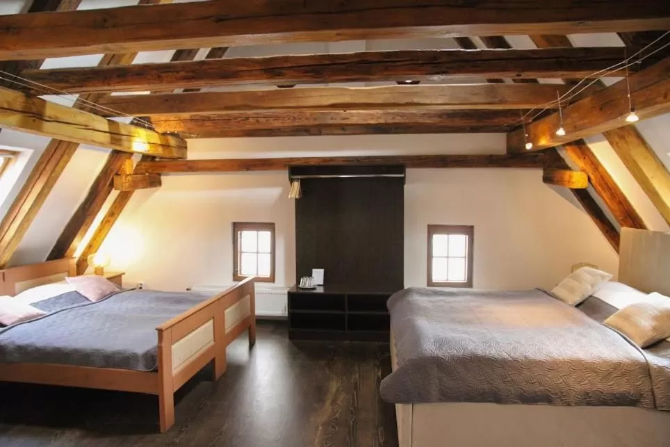 Bed in Hotel Svambersky dum