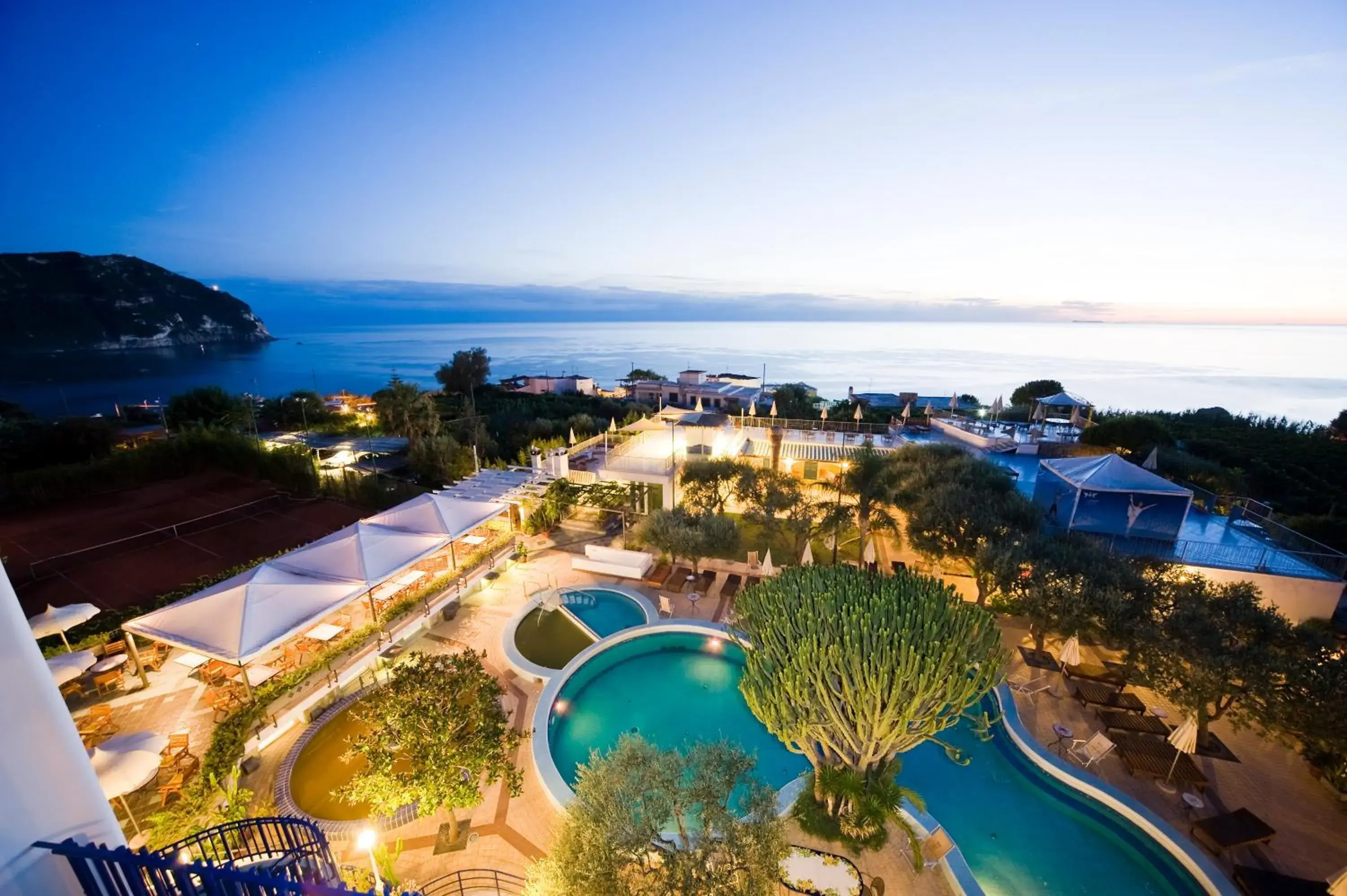 View (from property/room), Pool View in Il Gattopardo Hotel Terme & Beauty Farm