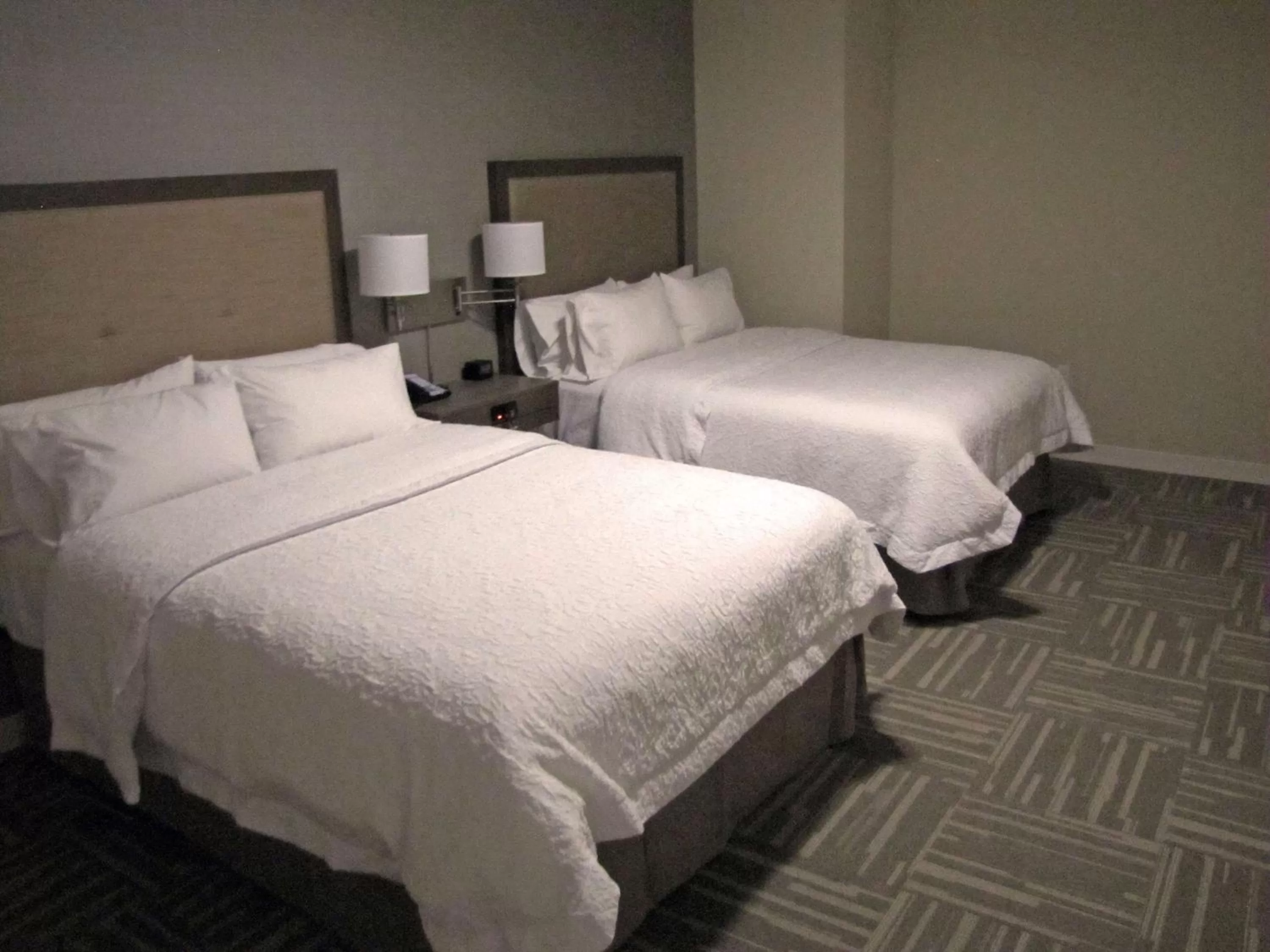 Bed in Hampton Inn McPherson