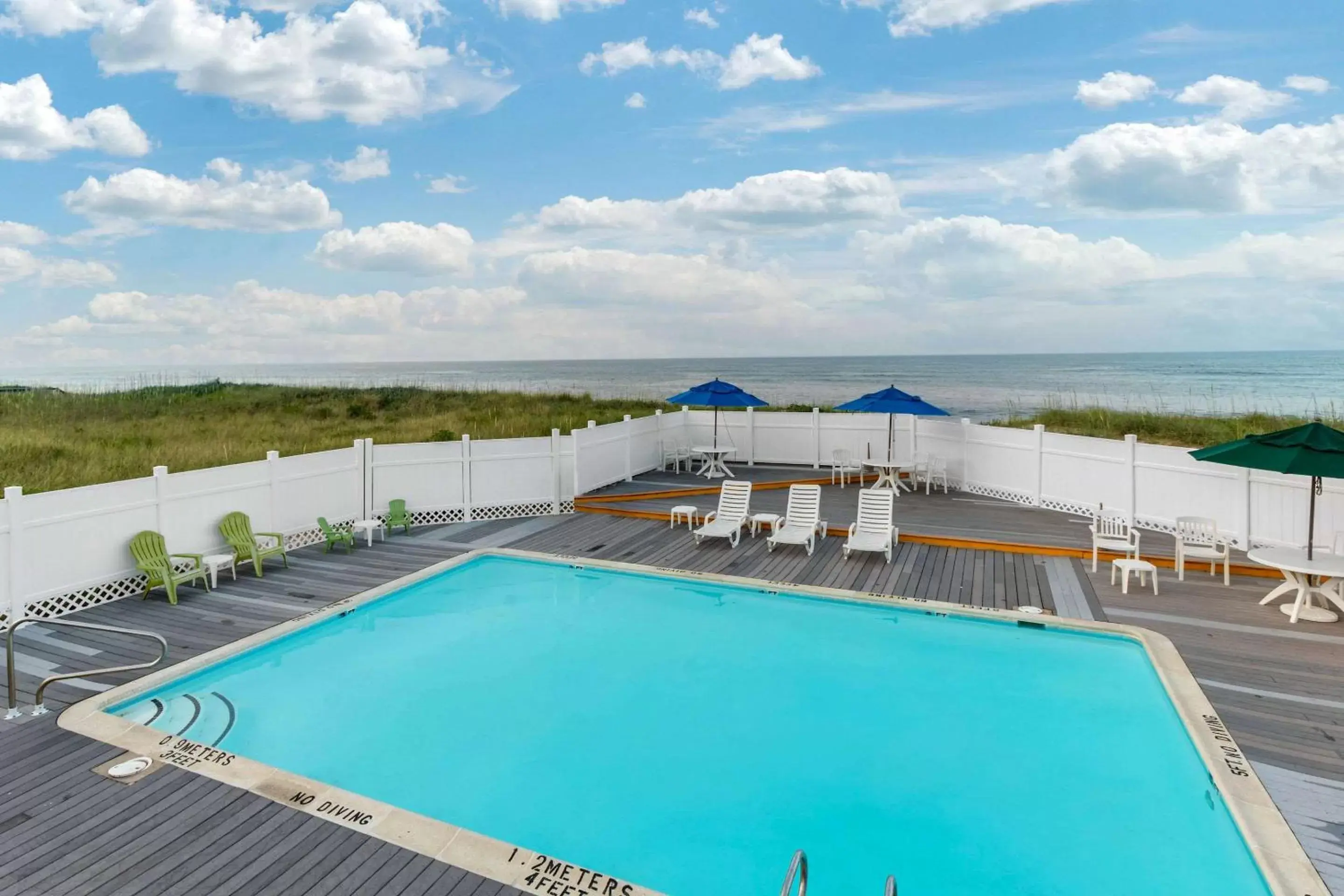 On site, Pool View in Quality Inn Carolina Oceanfront