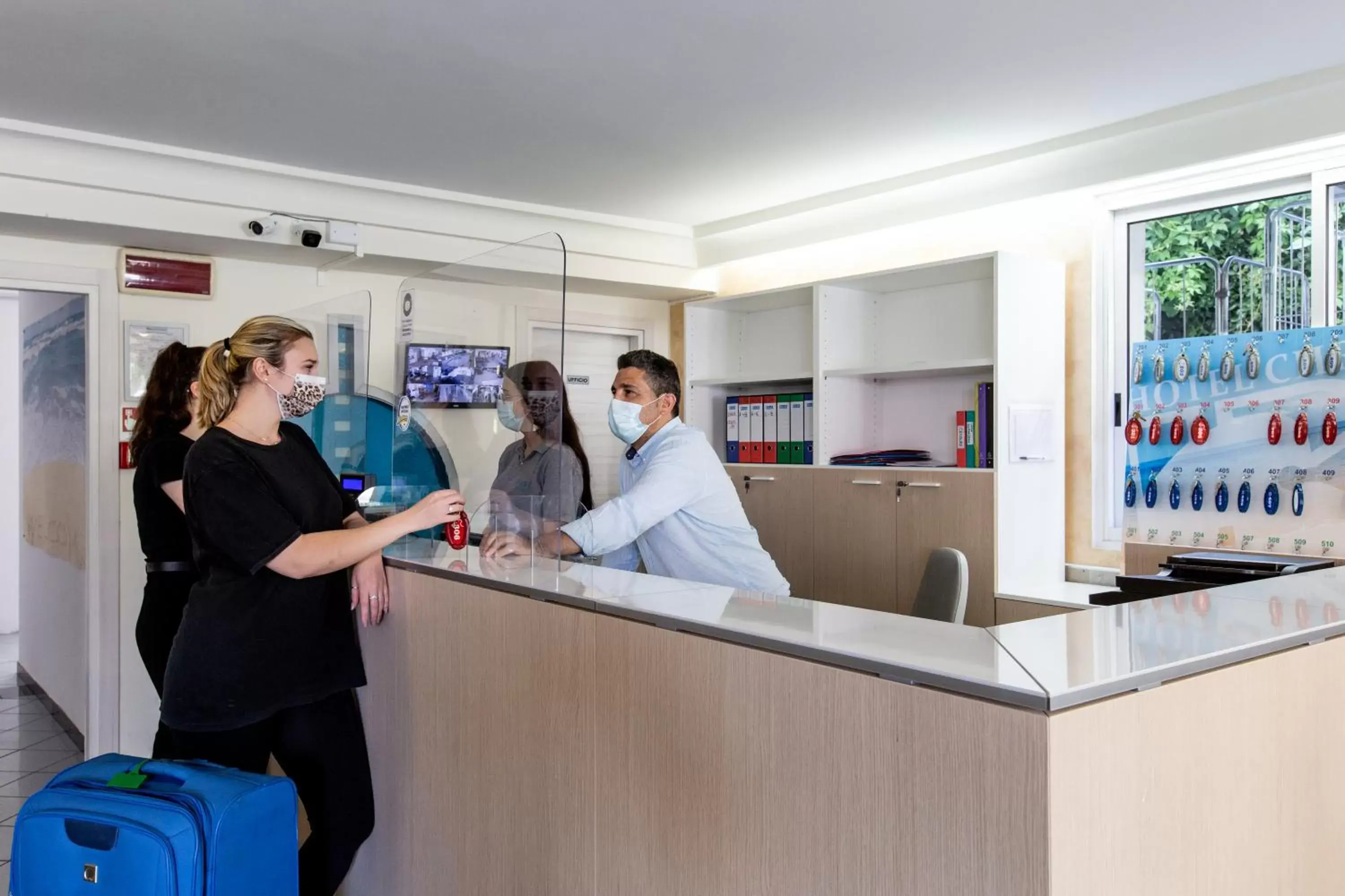 Lobby or reception in Hotel Christian Ideale Per Famiglie