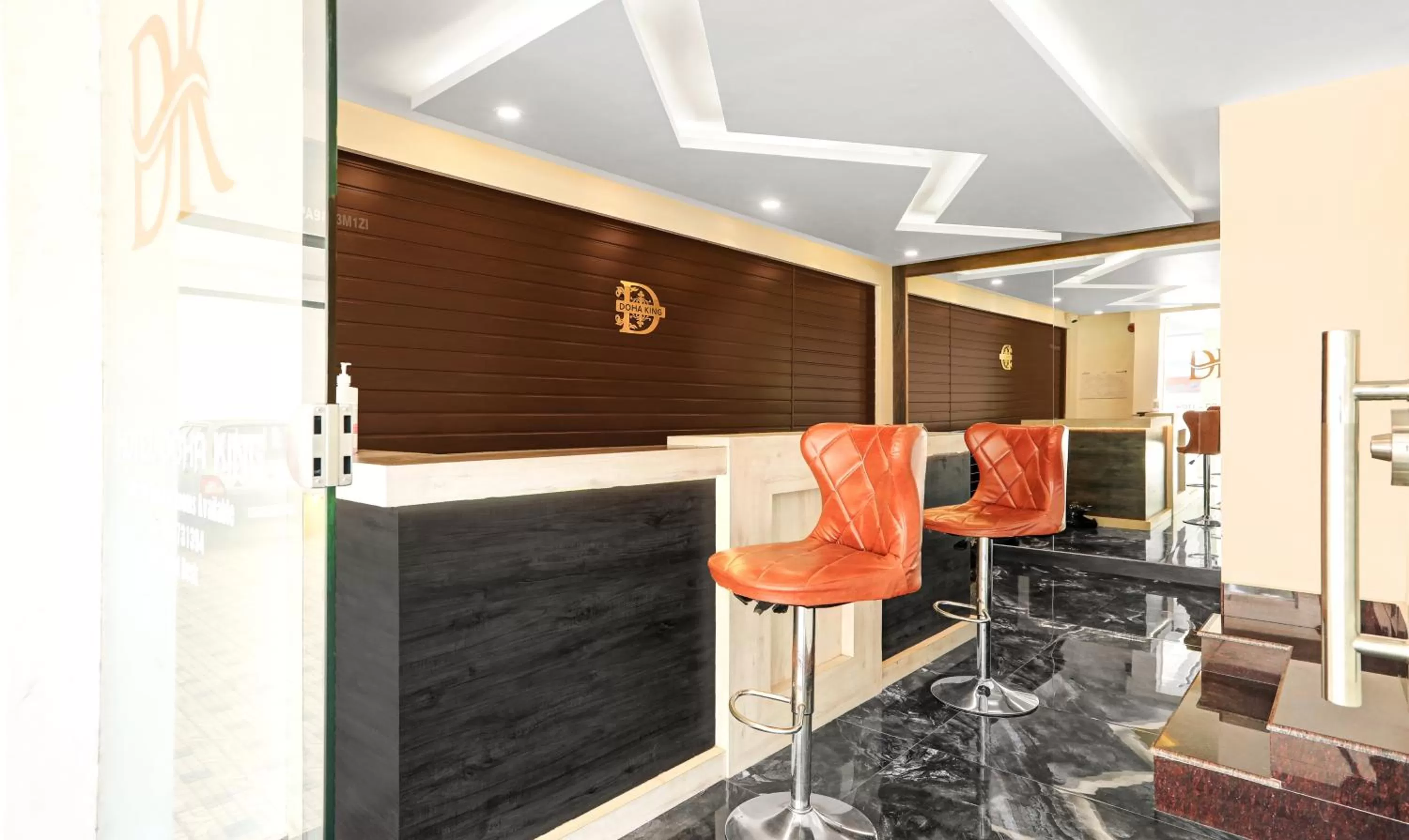 Seating area in Treebo Doha King